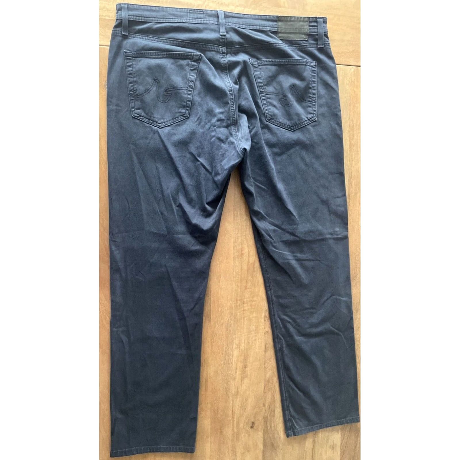 Vintage AG Adriano Goldschmied Jeans Men 38X32 (Measures 40x31) Blue Slim Straight Pants Size US 38 / EU 54 - 2 Thumbnail