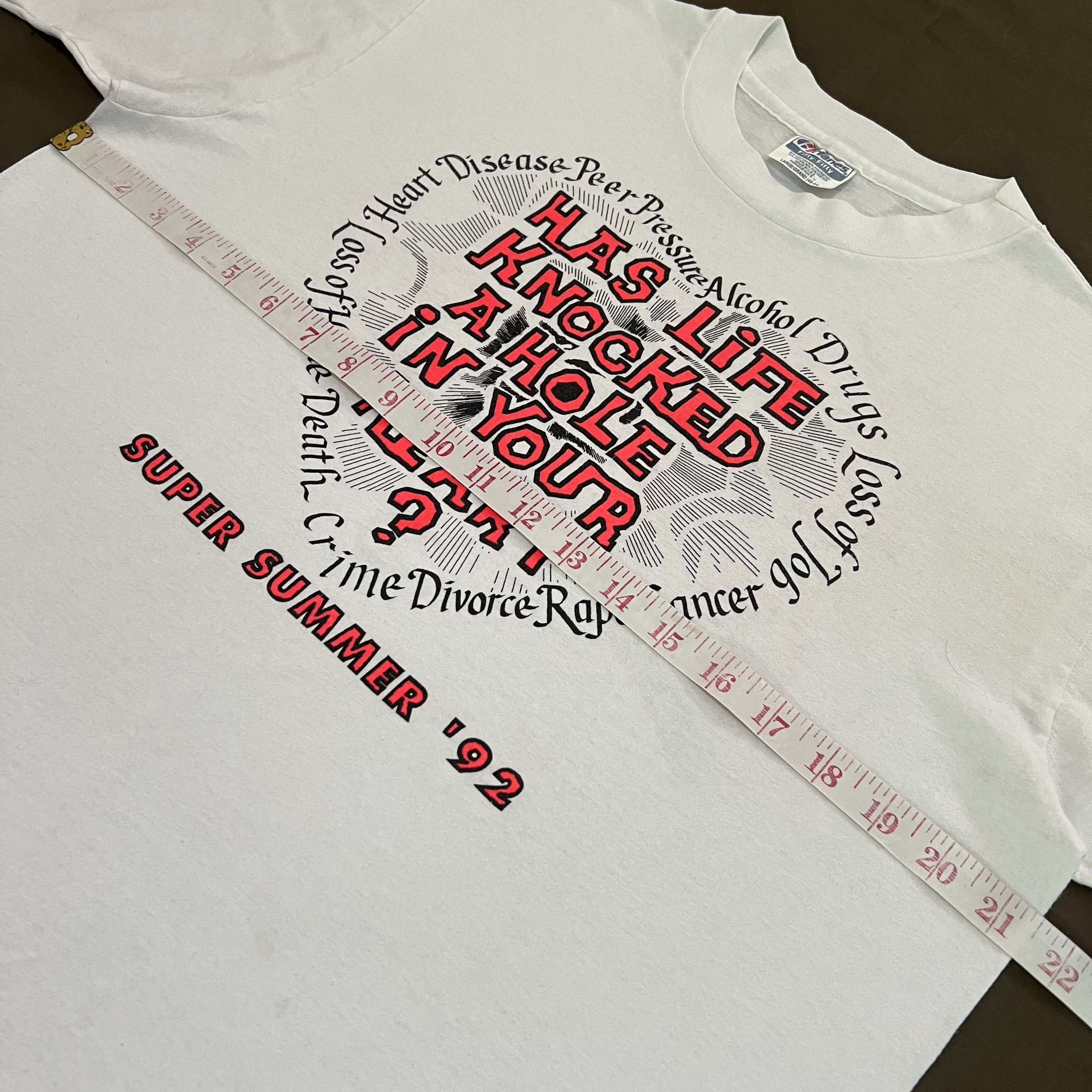 Vintage Vintage 90s Jesus God Holy Bible Promo Tee crime drugs Size US L / EU 52-54 / 3 - 8 Thumbnail