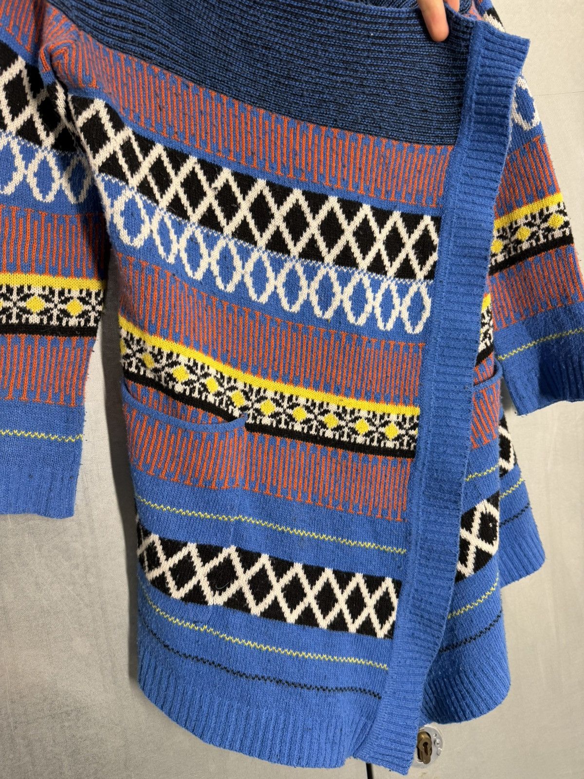 mercibeaucoup Mercibeaucoup by Issey Miyake Color Cable Knitted Cardigan Size M / US 6-8 / IT 42-44 - 3 Thumbnail