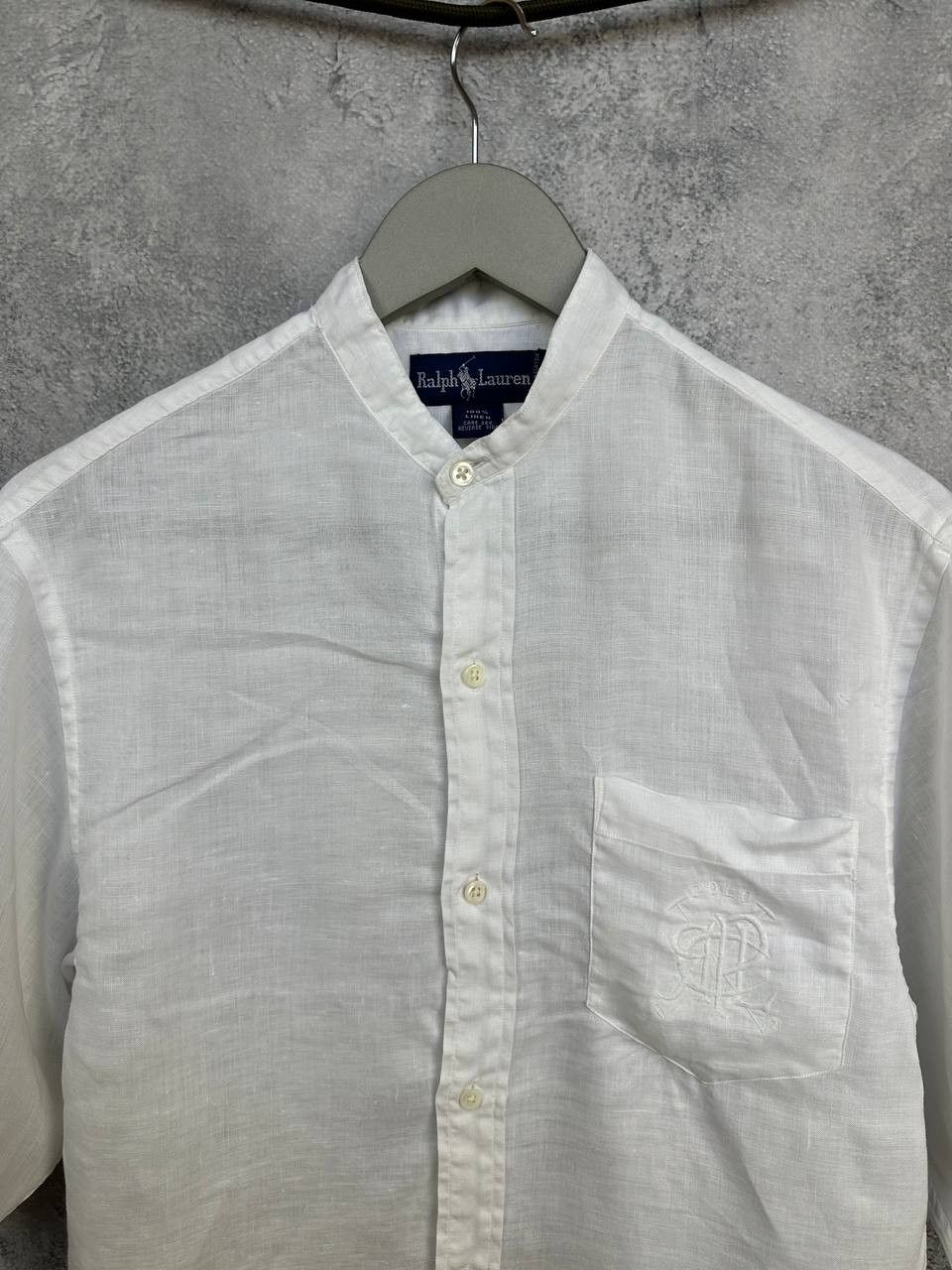 Ralph Lauren Ralph Lauren Vintage 100% Linen 3/4 Crop Shirt Button Up Size M / US 6-8 / IT 42-44 - 4 Thumbnail
