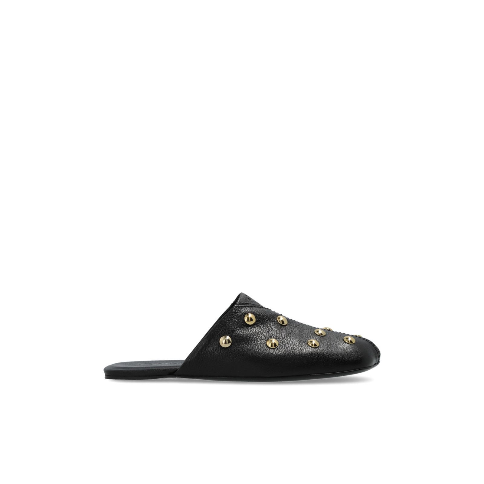 Chloe Clogs Black Leather Slides New & Authentic (Euro Size: