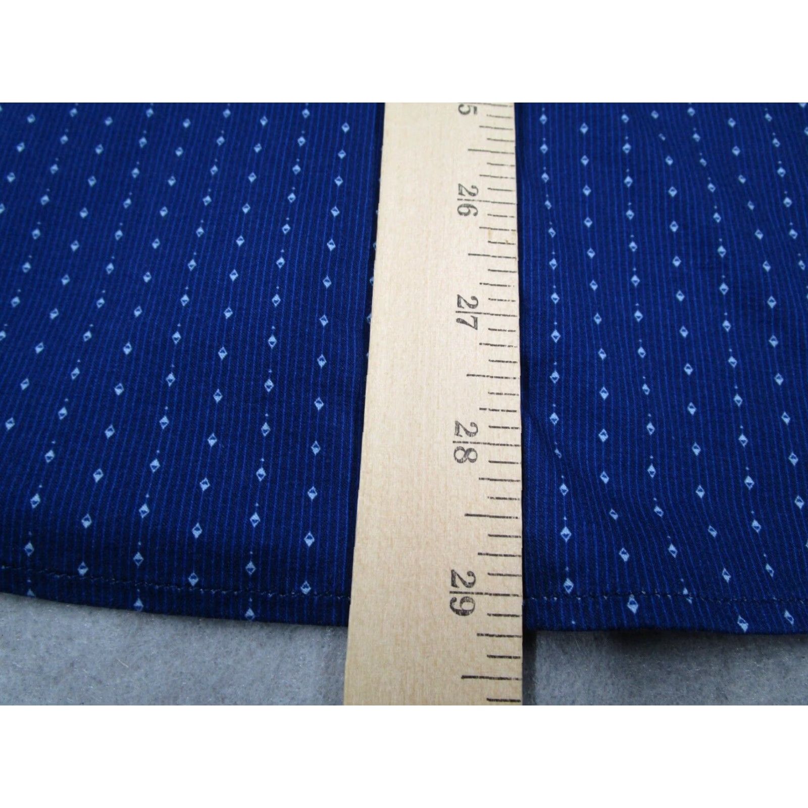 Vintage Buttercloth Mens Large Blue Short Sleeve Button Up Shirt Pearl Snaps Cotton Size US L / EU 52-54 / 3 - 7 Thumbnail