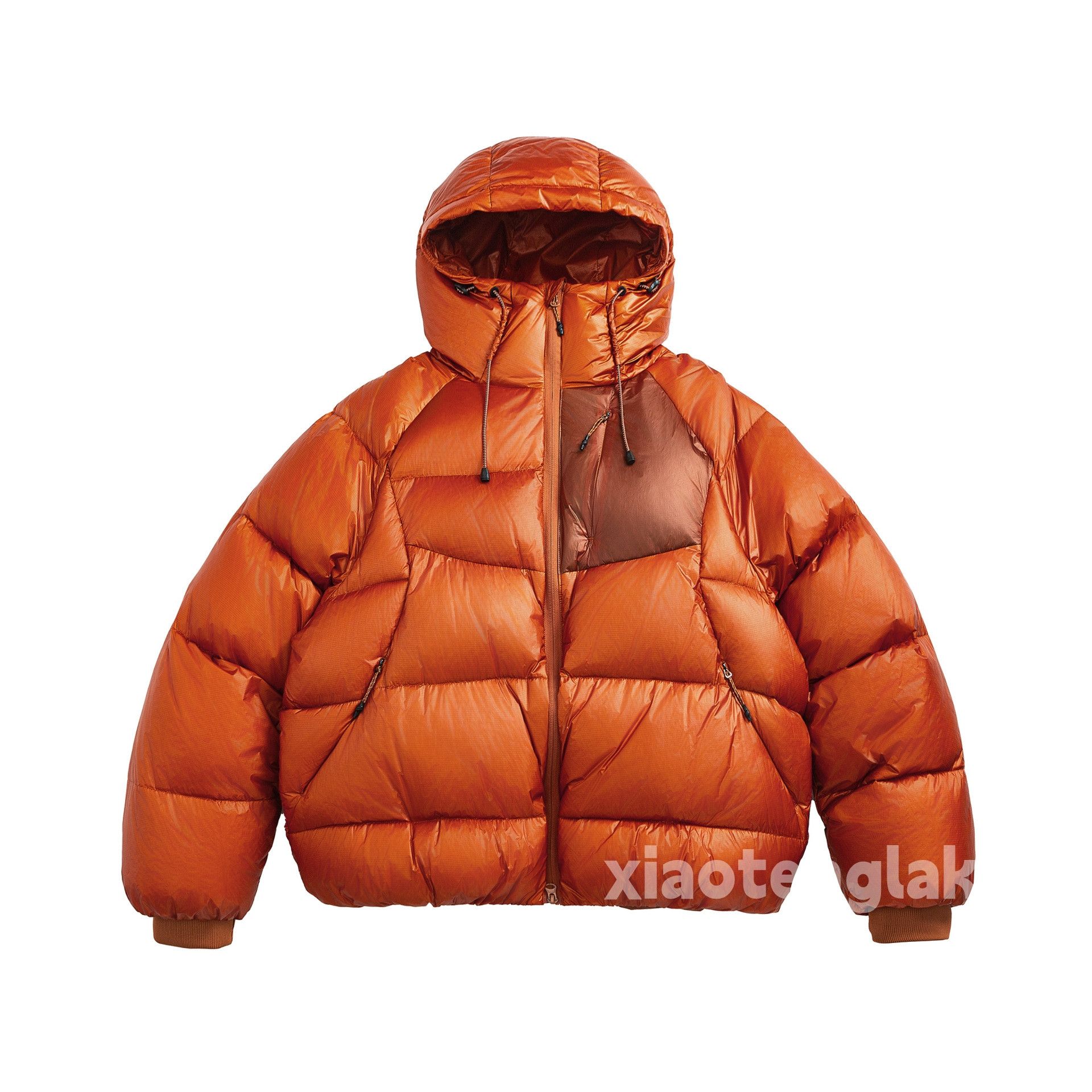 Unisex outdoor utility hiking hiphop puffer down jacket