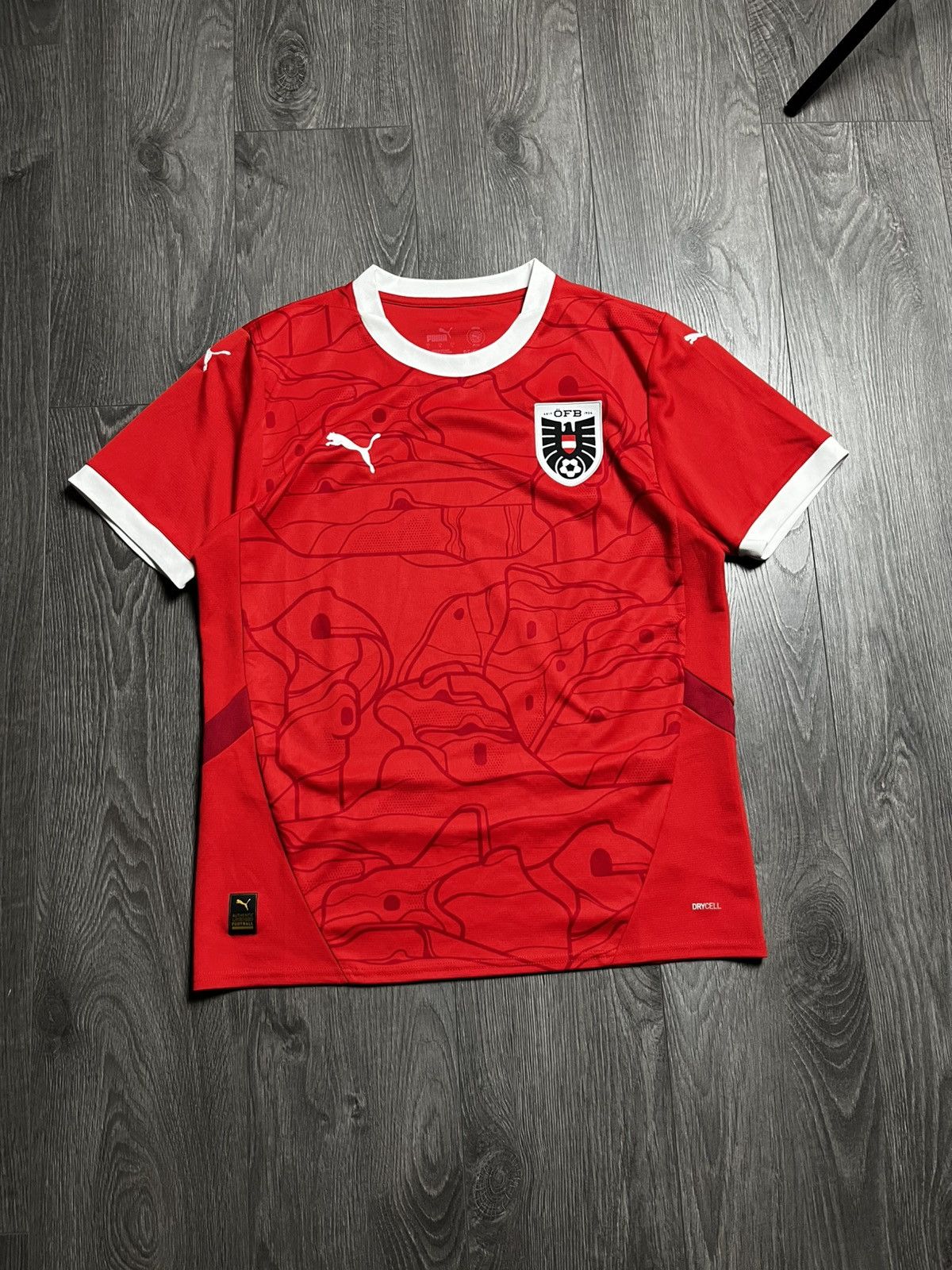 Puma Puma Austria National Team 2024 Home Jersey Blokecore Size US L / EU 52-54 / 3 - 2 Thumbnail
