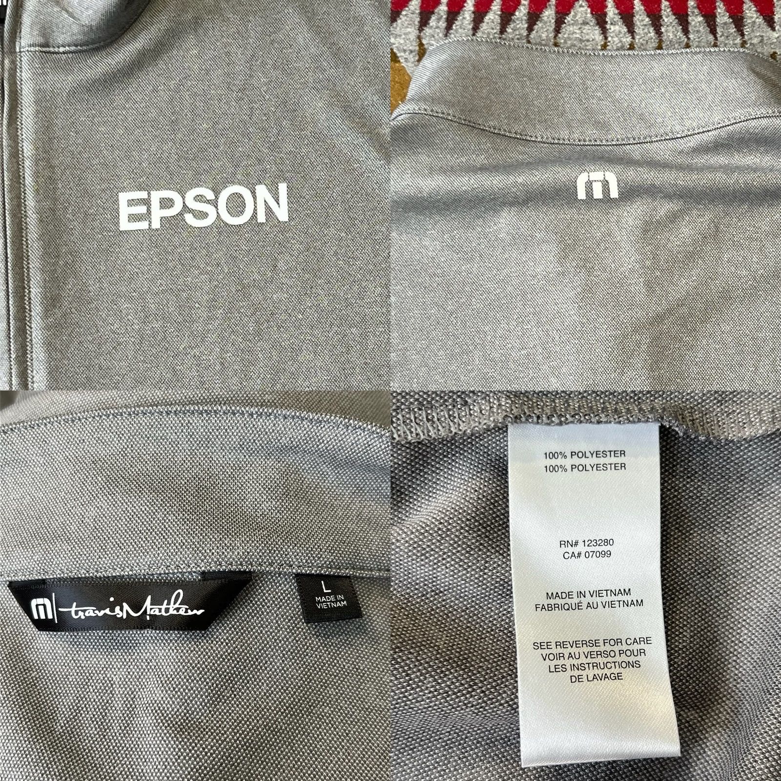 TravisMathew TravisMathew 1/4 Zip Pullover Mens Large Gray Golf Performance Long Sleeve D5 Size US L / EU 52-54 / 3 - 8 Thumbnail
