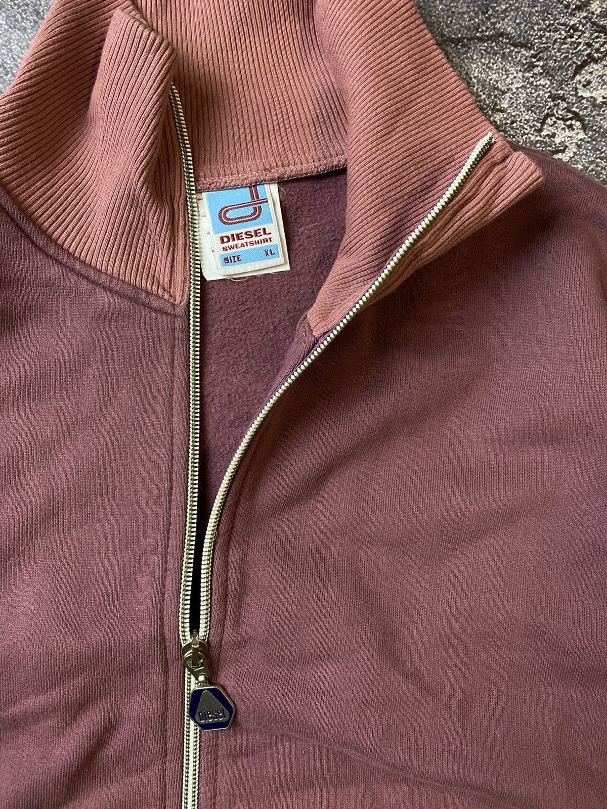Diesel Diesel vintage zip up big logo y2k made in Greece lampo Size L / US 10 / IT 46 - 4 Thumbnail
