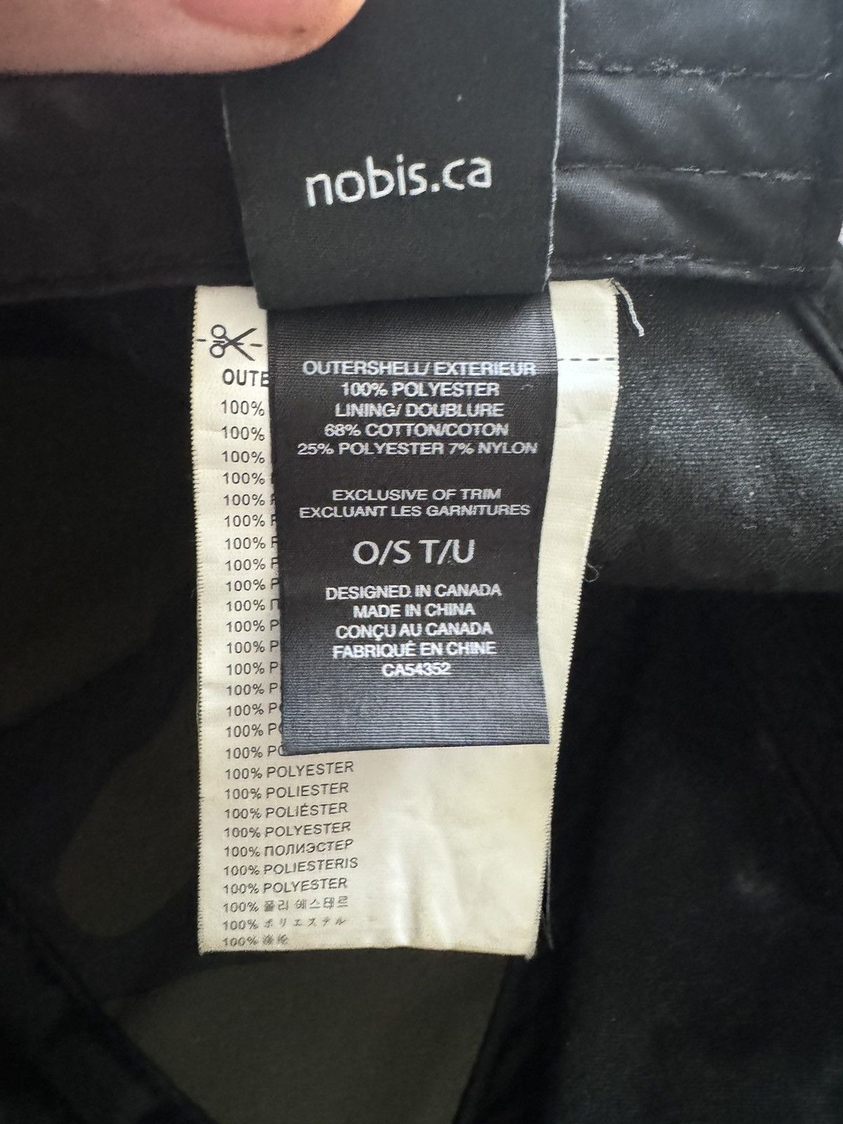 Nobis Cap Nobis Black Size ONE SIZE - 5 Thumbnail