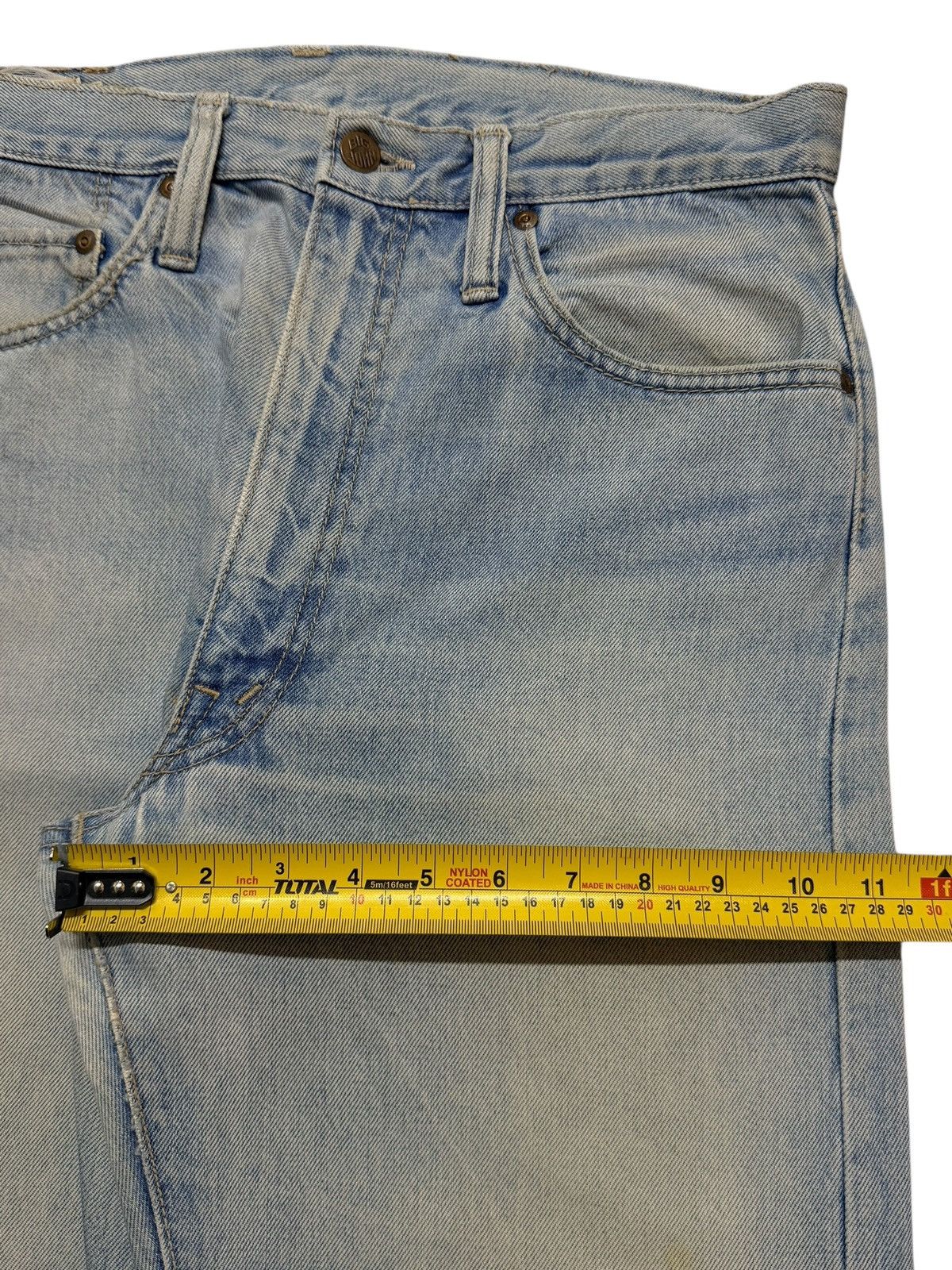 Big John Vintage 90s Big John Blue Faded Wash Straight Leg Jeans Size US 31 - 11 Thumbnail