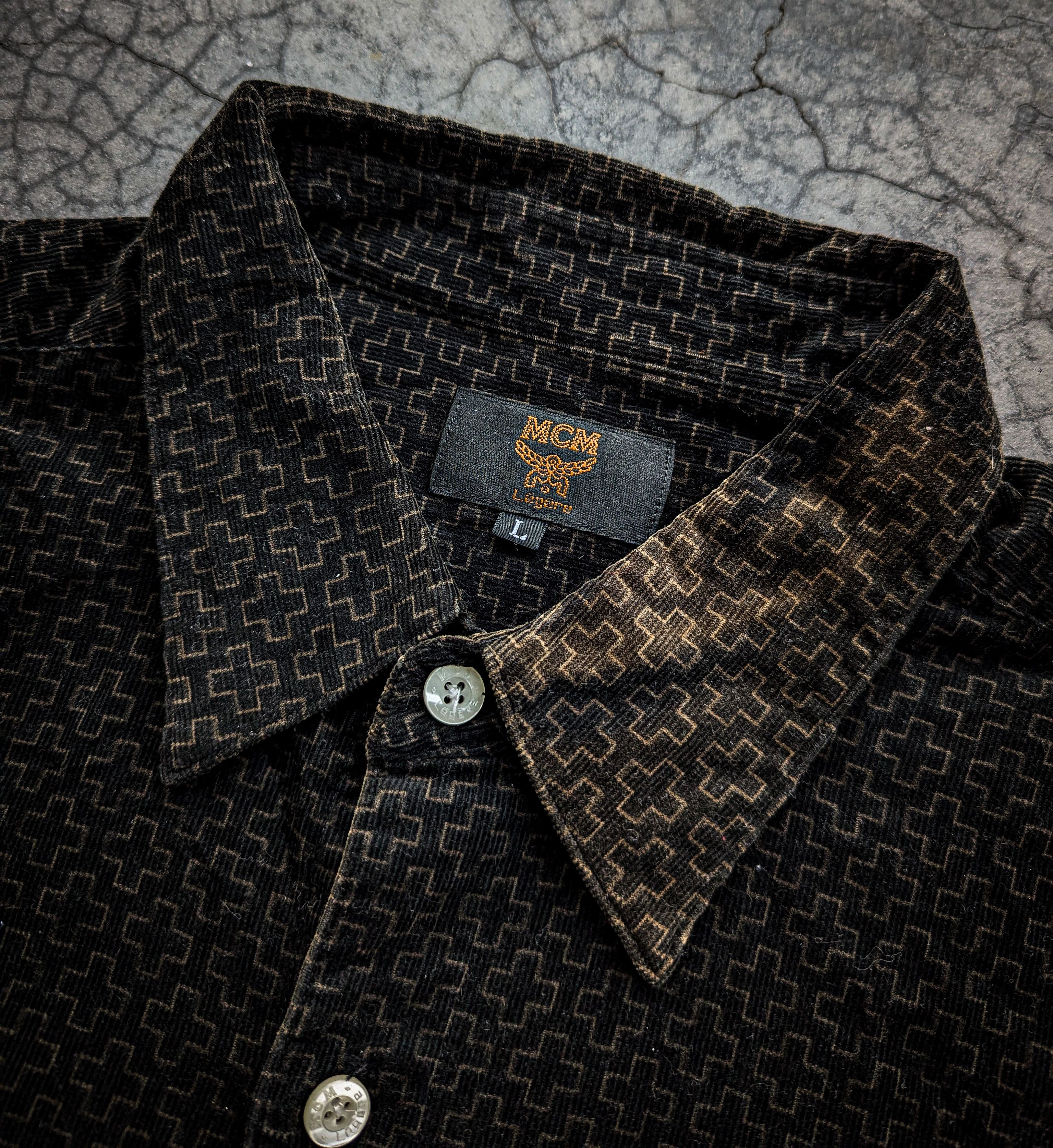 MCM × Vintage Vintage MCM Monogram Shirt Size US L / EU 52-54 / 3 - 2 Thumbnail