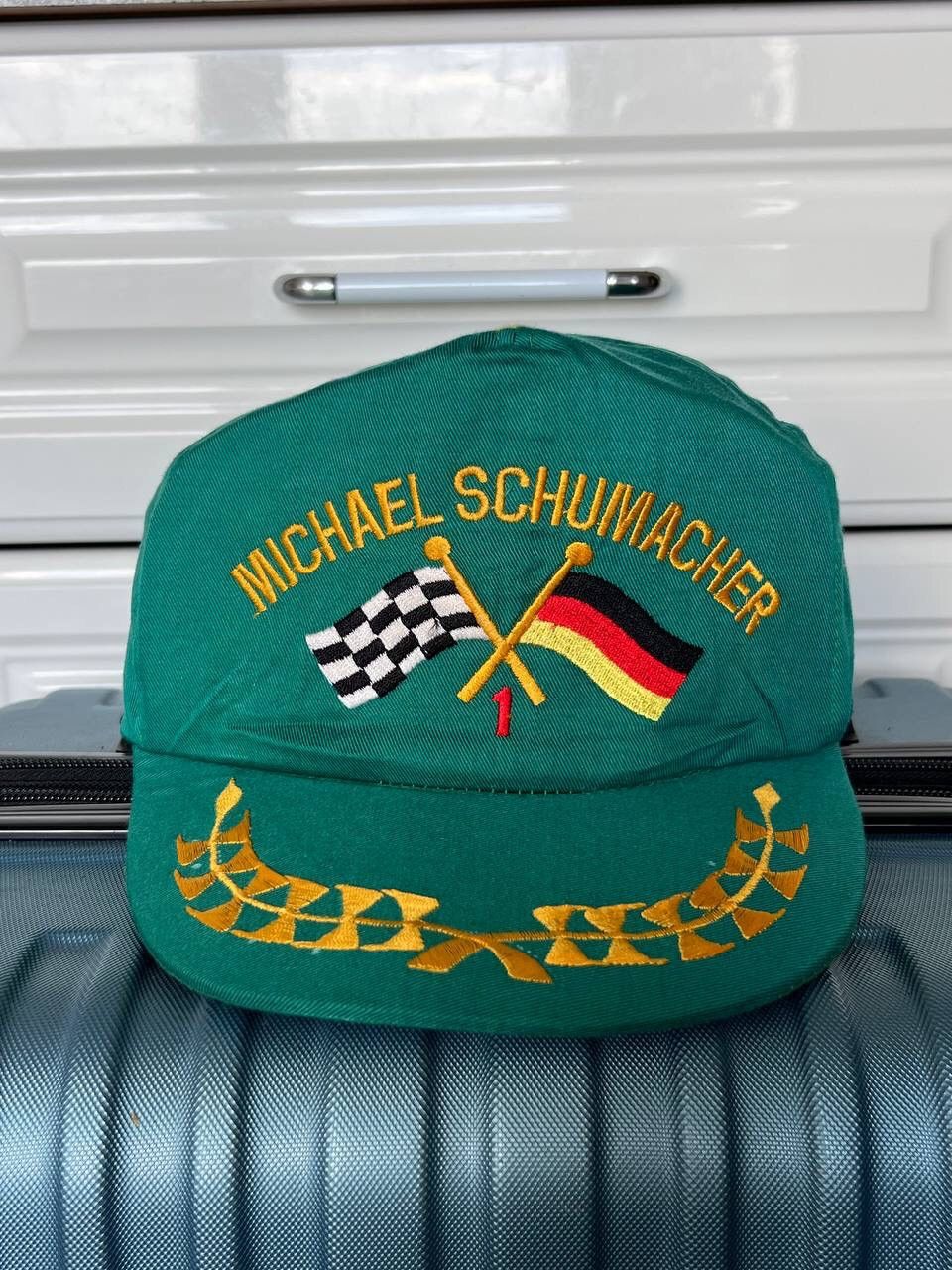 Formula 1 × Vintage Ultra rare 1991 Michael Schumacher Germany Vintage Cap Hat Size ONE SIZE - 1 Thumbnail
