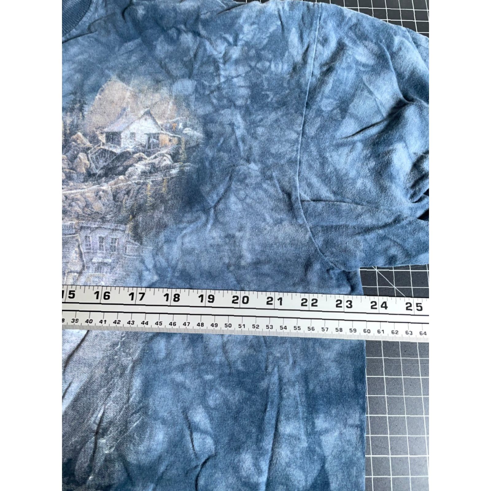 The Mountain VINTAGE The Mountain T-Shirt Blue Tie Dye 1998 Train Graphic XL Men’s 90s AOP Size US XL / EU 56 / 4 - 5 Thumbnail