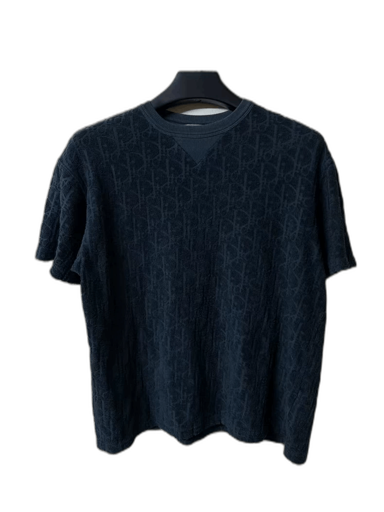 Dior Dior Towel Short Sleeve Shirt Green Black Size US S / EU 44-46 / 1 - 1 Thumbnail