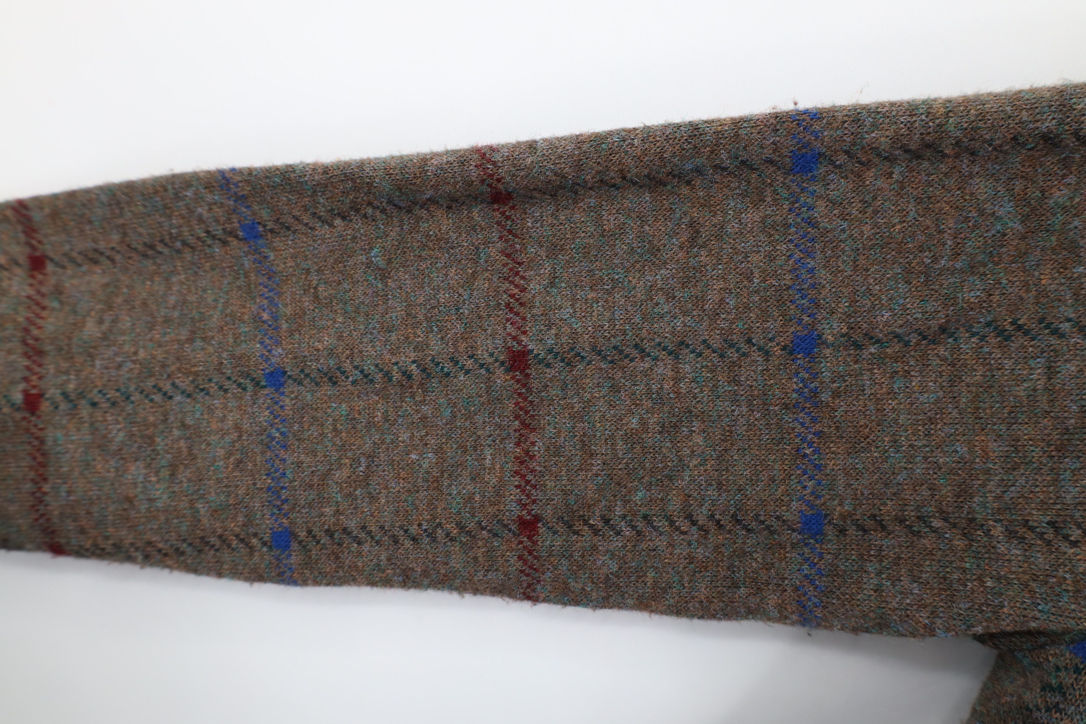 Vintage Vintage 70s Streetwear Knit Cardigan Sweater Plaid USA Size US M / EU 48-50 / 2 - 7 Thumbnail