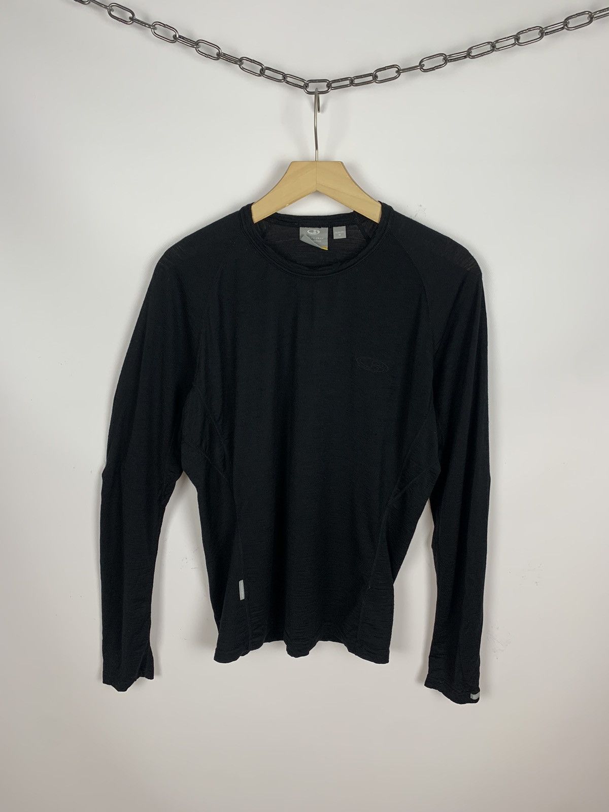 Icebreaker Icebreaker Pure Merino Long Sleeve Tee Slim Fit Size M Black Size US M / EU 48-50 / 2 - 1 Thumbnail