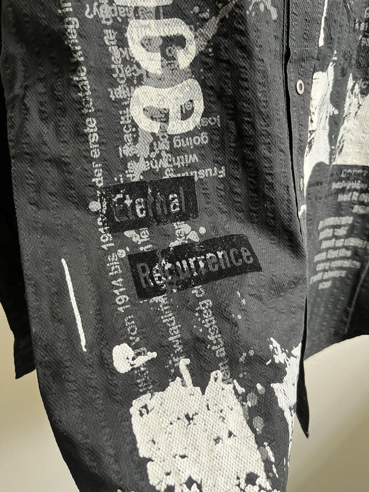 In The Attic Vintage Y2k In The Attic Gothic Punk Emo Shirt Size US M / EU 48-50 / 2 - 4 Thumbnail