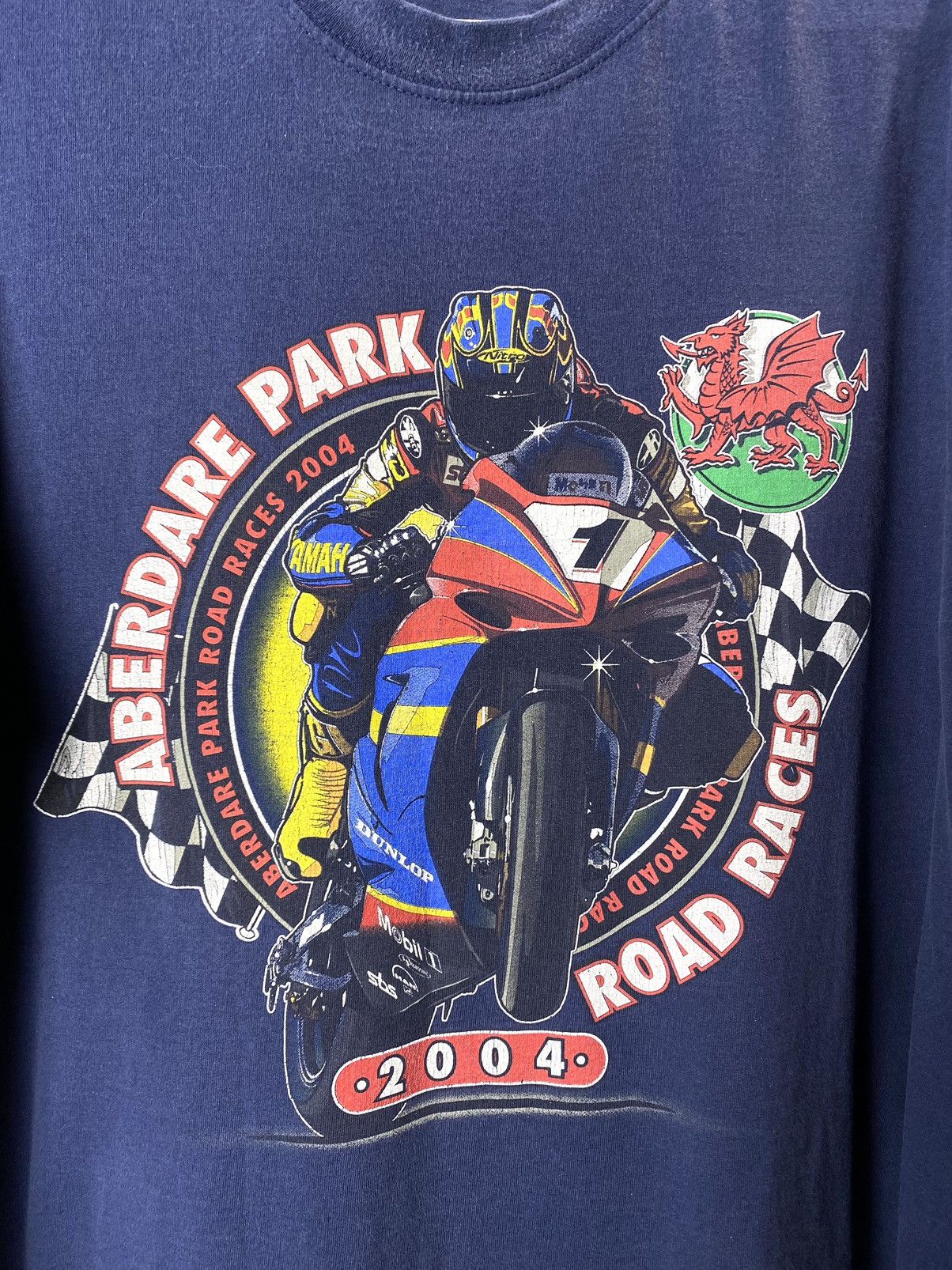 Japanese Brand Vintage 2000’s Yamaha Aberdare Park Racing T Shirt Size US XL / EU 56 / 4 - 3 Thumbnail