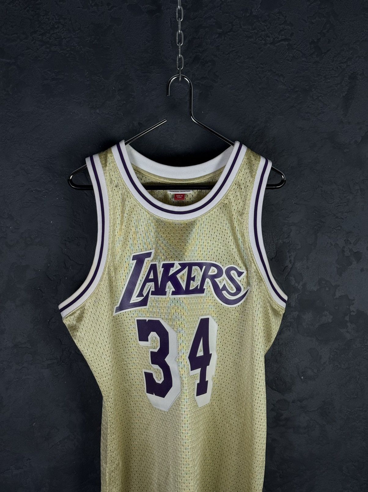 Mitchell & Ness NBA Los Angeles Lakers Shaquille O’Neal Gold Swingman Jersey Size US L / EU 52-54 / 3 - 3 Thumbnail