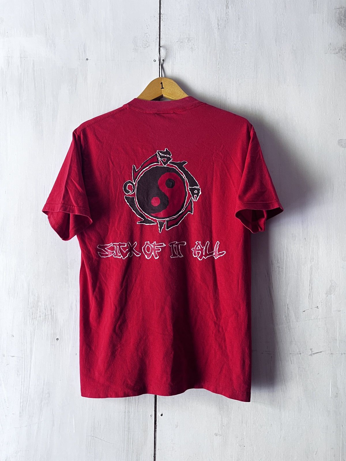 Band Tees SICK OF IT ALL 1990S VERY RARE Size US L / EU 52-54 / 3 - 4 Thumbnail