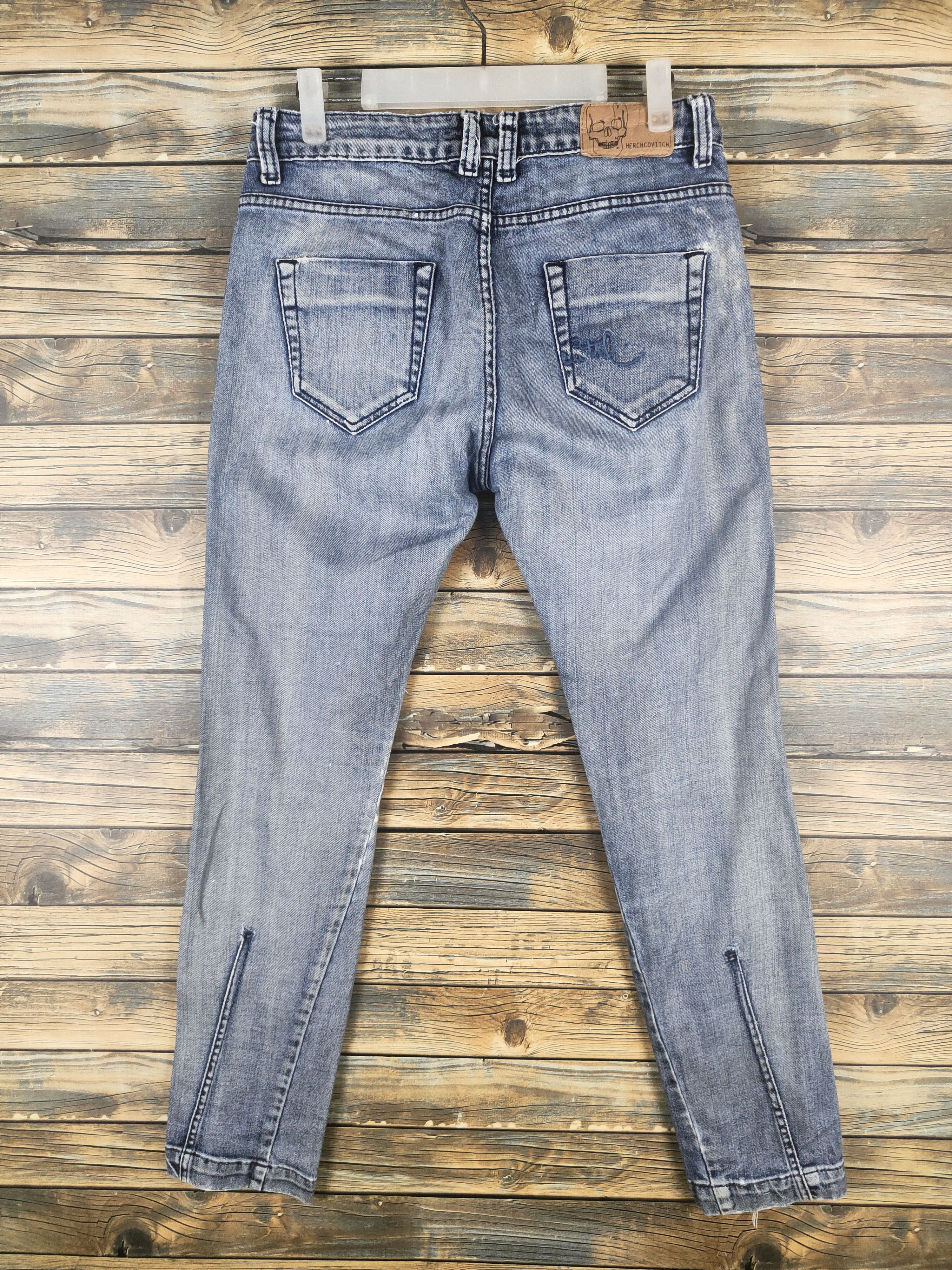 Alexandre Herchcovitch DL Alexandre Herchcovitch Distressed Ripped Jeans #46-003 Size 28" / US 6 / IT 42 - 7 Thumbnail