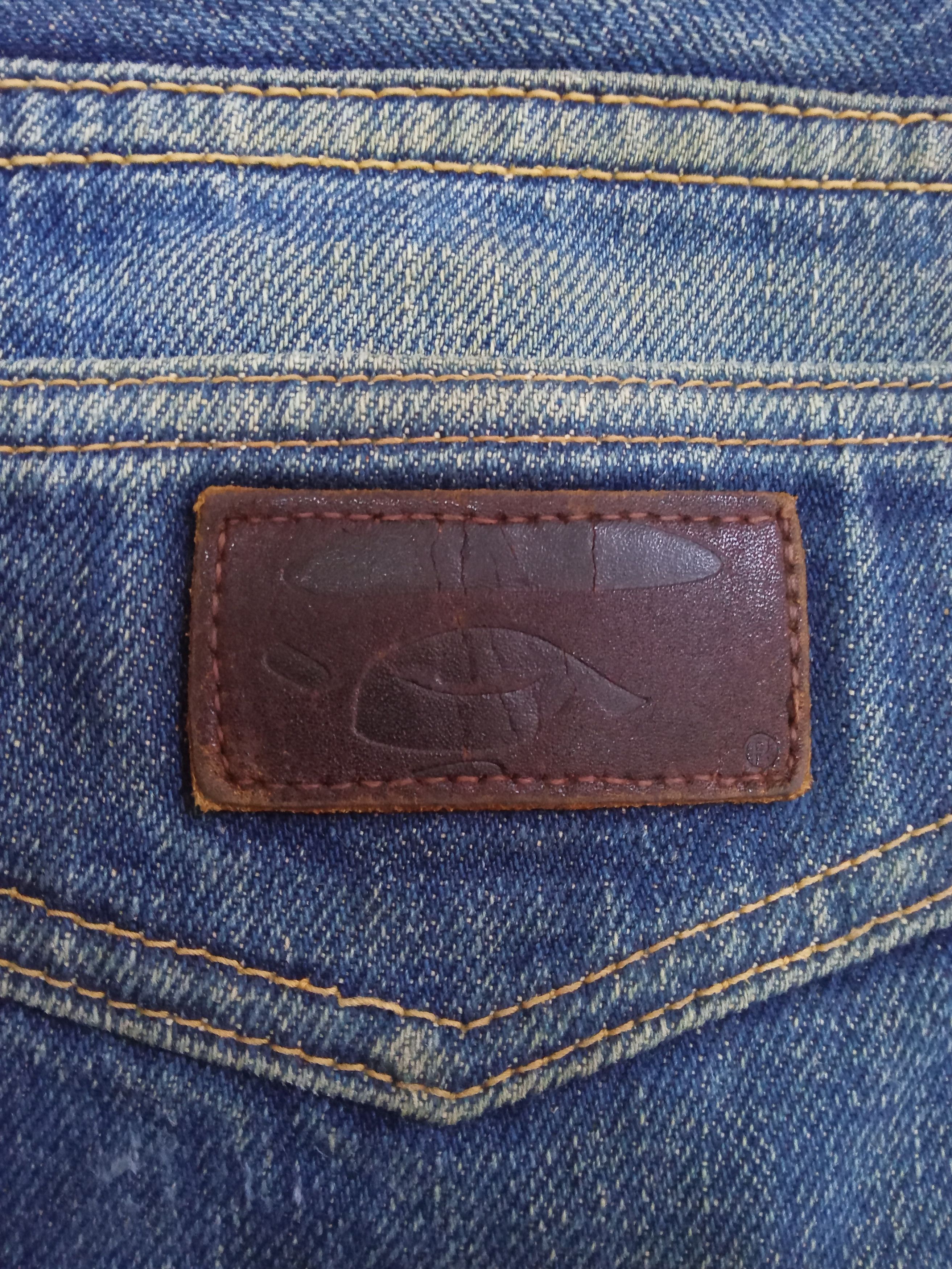 Bape A Bathing Ape Distressed Vintage Half Selvedge Jeans Size US 33 - 3 Thumbnail
