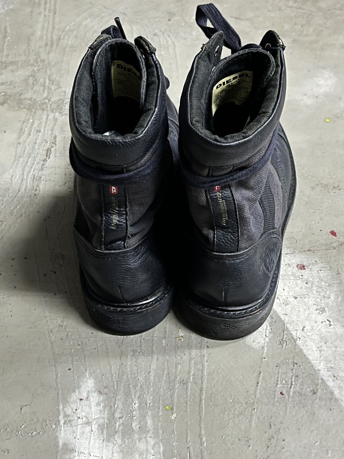 Diesel Diesel Leather Guidi AS 98 Style Combat Steel Toe Boots Size US 8.5 / EU 41-42 - 4 Thumbnail