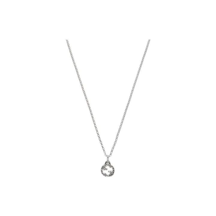 Gucci Gucci Interlocking G Vintage Silver Necklace Size ONE SIZE - 1 Thumbnail