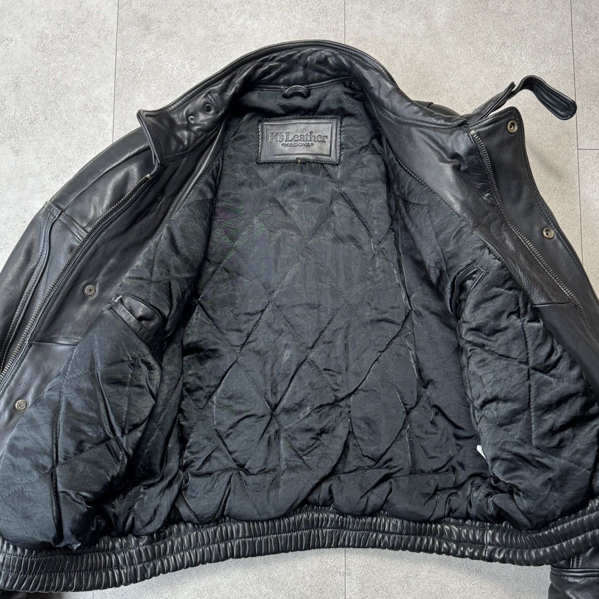 Japanese Brand × Kadoya × Vintage 1988 Kadoya x Akira Leather Pill Cyber Jac Jacket Size US L / EU 52-54 / 3 - 6 Thumbnail