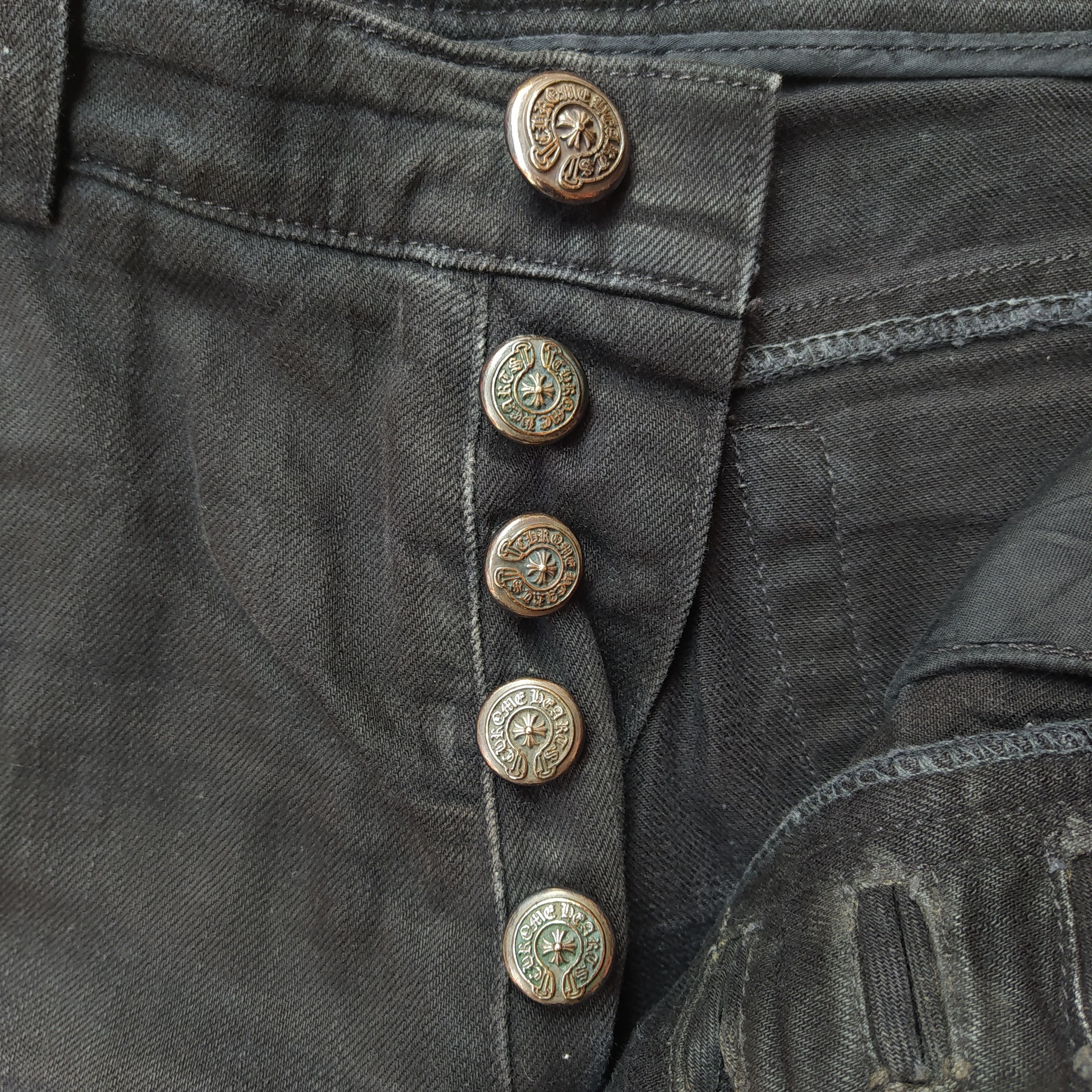 Chrome Hearts Chrome Hearts 90's Fleur Knee jeans Size US 31 - 7 Thumbnail