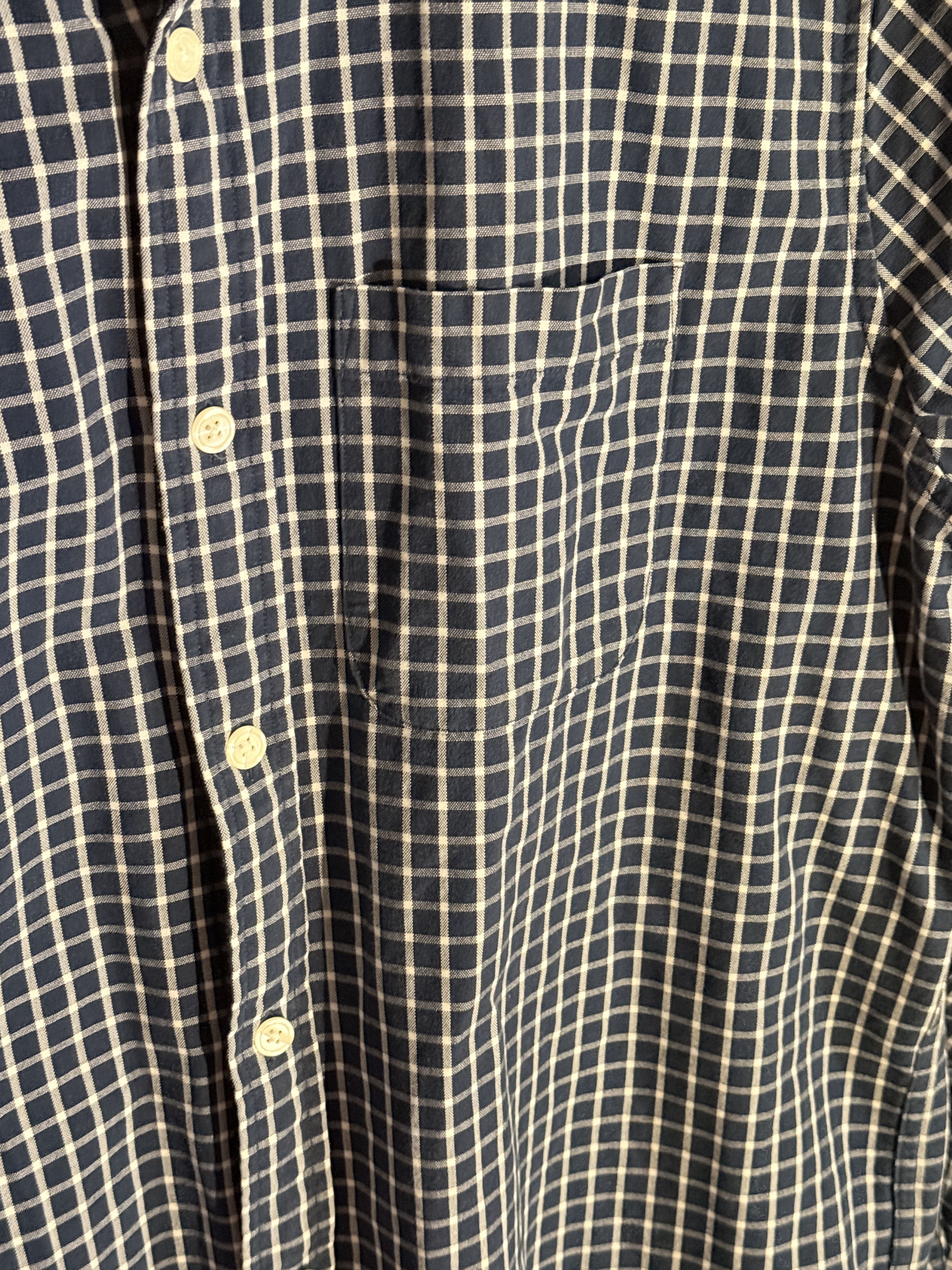 Abercrombie & Fitch Abercrombie & Fitch Blue White Plaid Button Down Size US XL / EU 56 / 4 - 5 Thumbnail