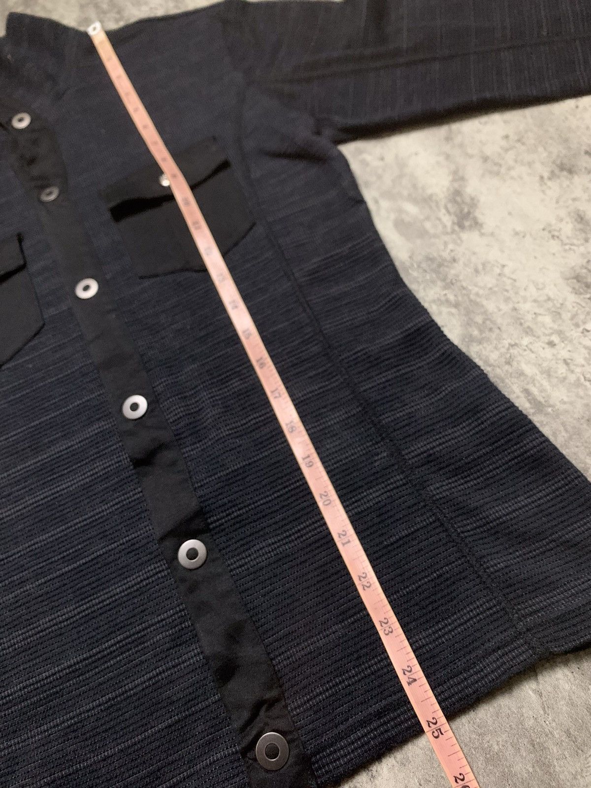 Japanese Brand Schlussel Black Button Up Size US M / EU 48-50 / 2 - 9 Thumbnail