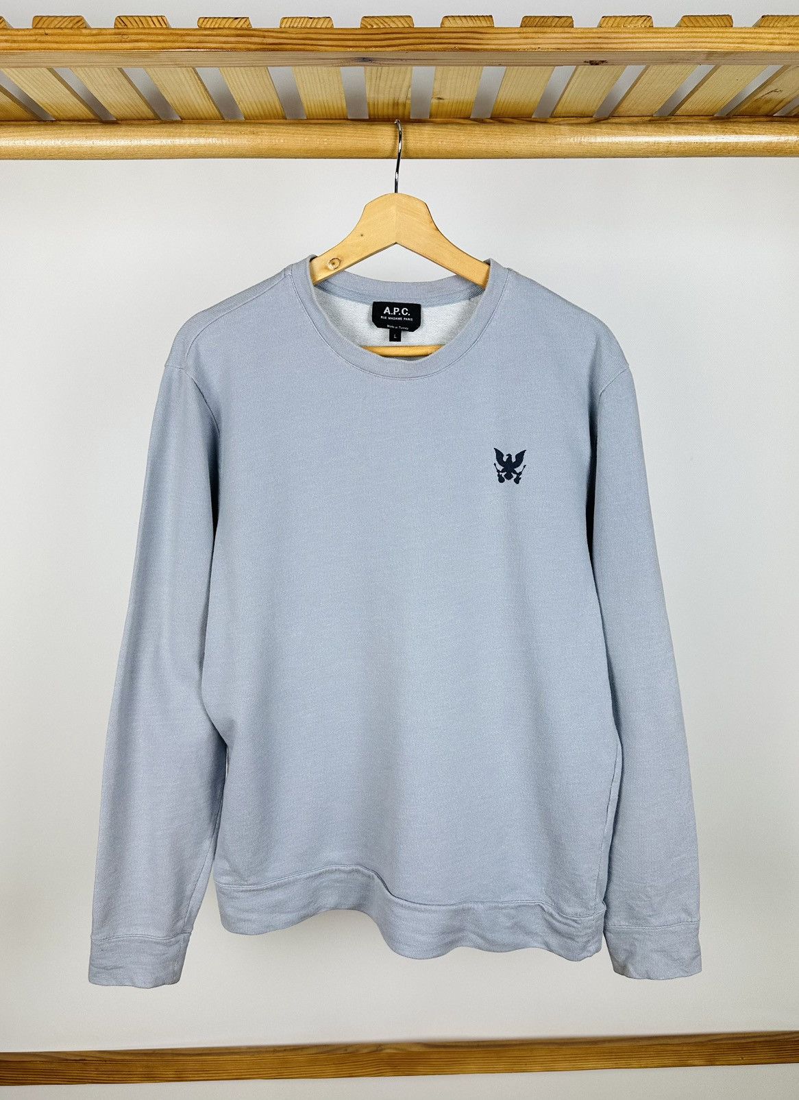 A.P.C. A.P.C. Long Sleeve T-Shirt Sweatshirt Size L Size L / US 10 / IT 46 - 1 Thumbnail