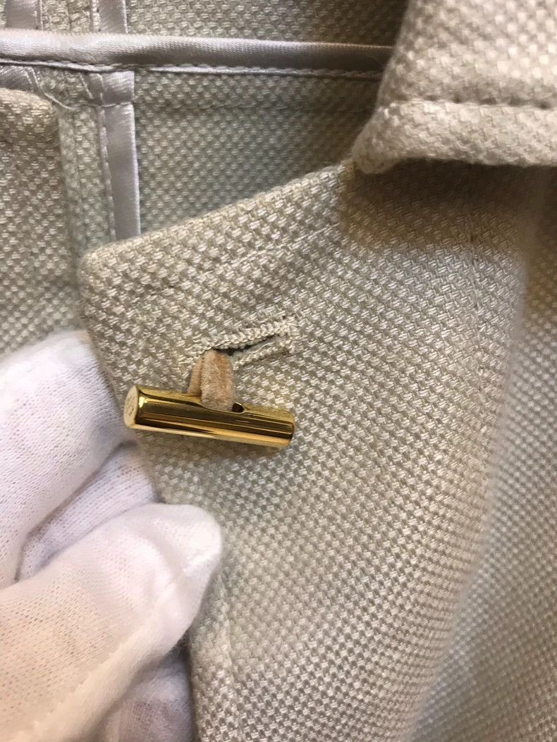 Loro Piana Loro piana Sheepskin gold buckle slim short jacket 2506-Nex Size S / US 4 / IT 40 - 4 Thumbnail