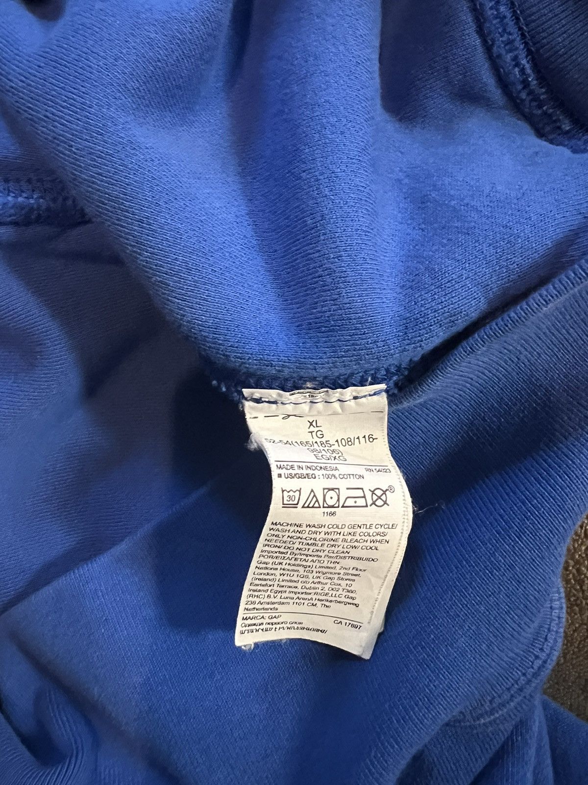 Gap × Kanye West × Yeezy Yeezy Gap Hoodie Blue Size US XL / EU 56 / 4 - 4 Thumbnail