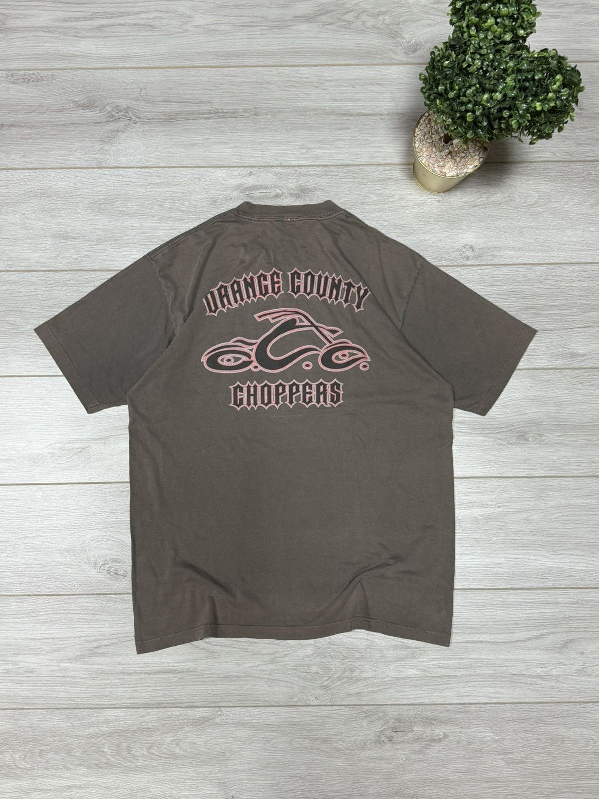 Vintage Orange County choppers 2003 vintage racing New York tee USA Size US XL / EU 56 / 4 - 1 Thumbnail