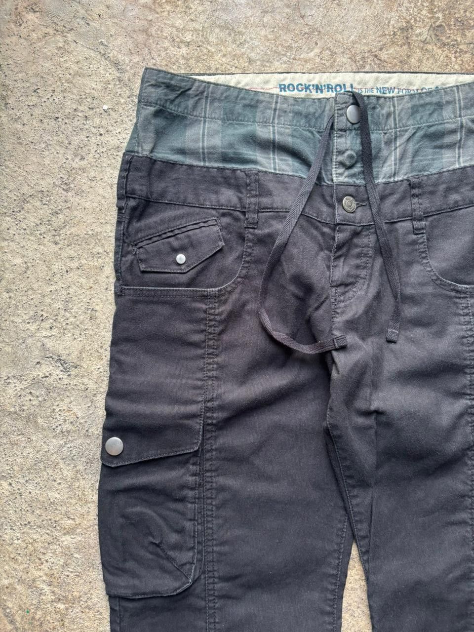 PPFM 2000s PPFM Hybrid Double Waist Cargo Pants Size US 30 / EU 46 - 3 Thumbnail