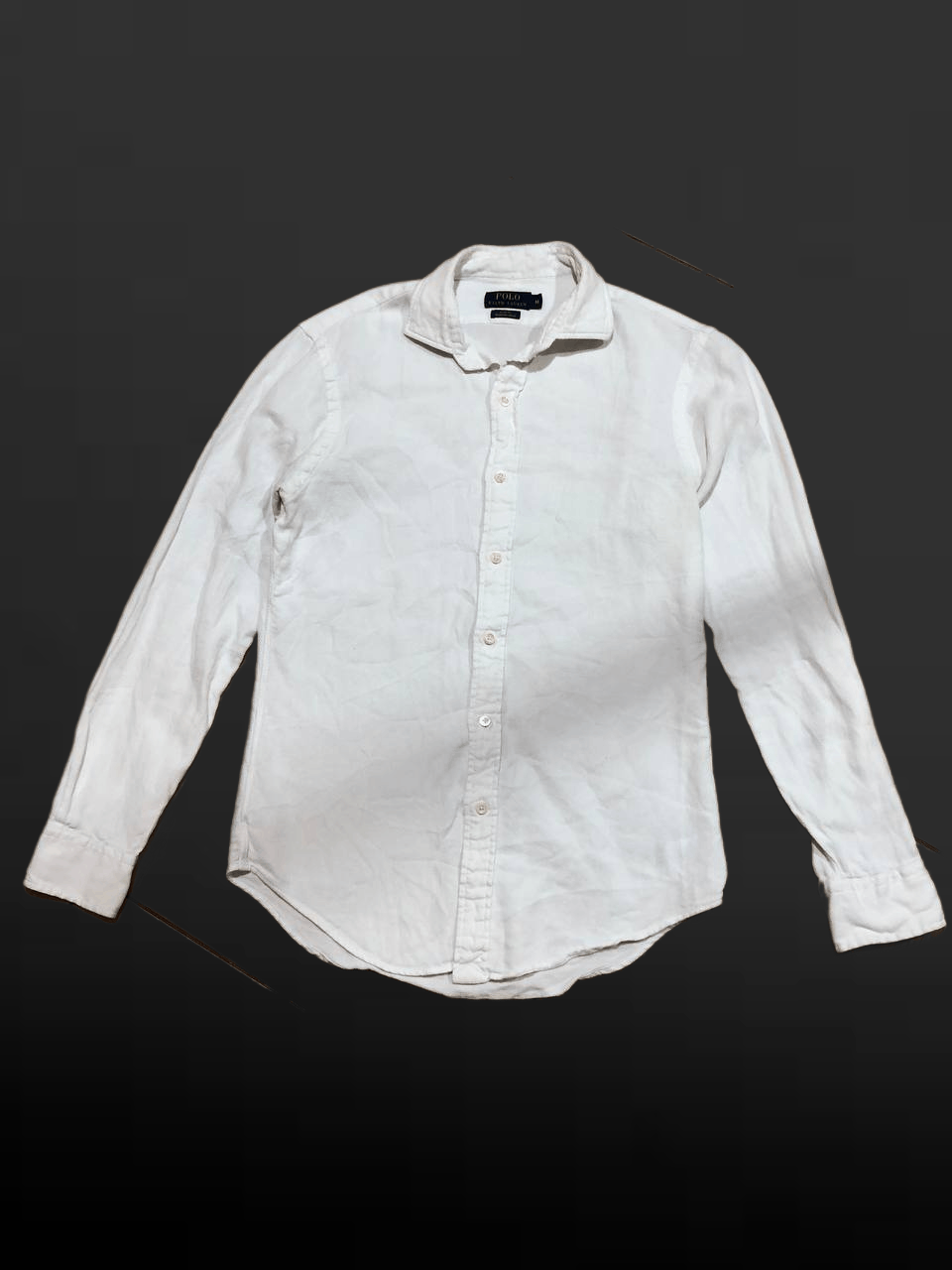 Polo Ralph Lauren Slim Fit White Vintage Shirt Polo Ralph Lauren Streetwear Size US M / EU 48-50 / 2 - 1 Thumbnail