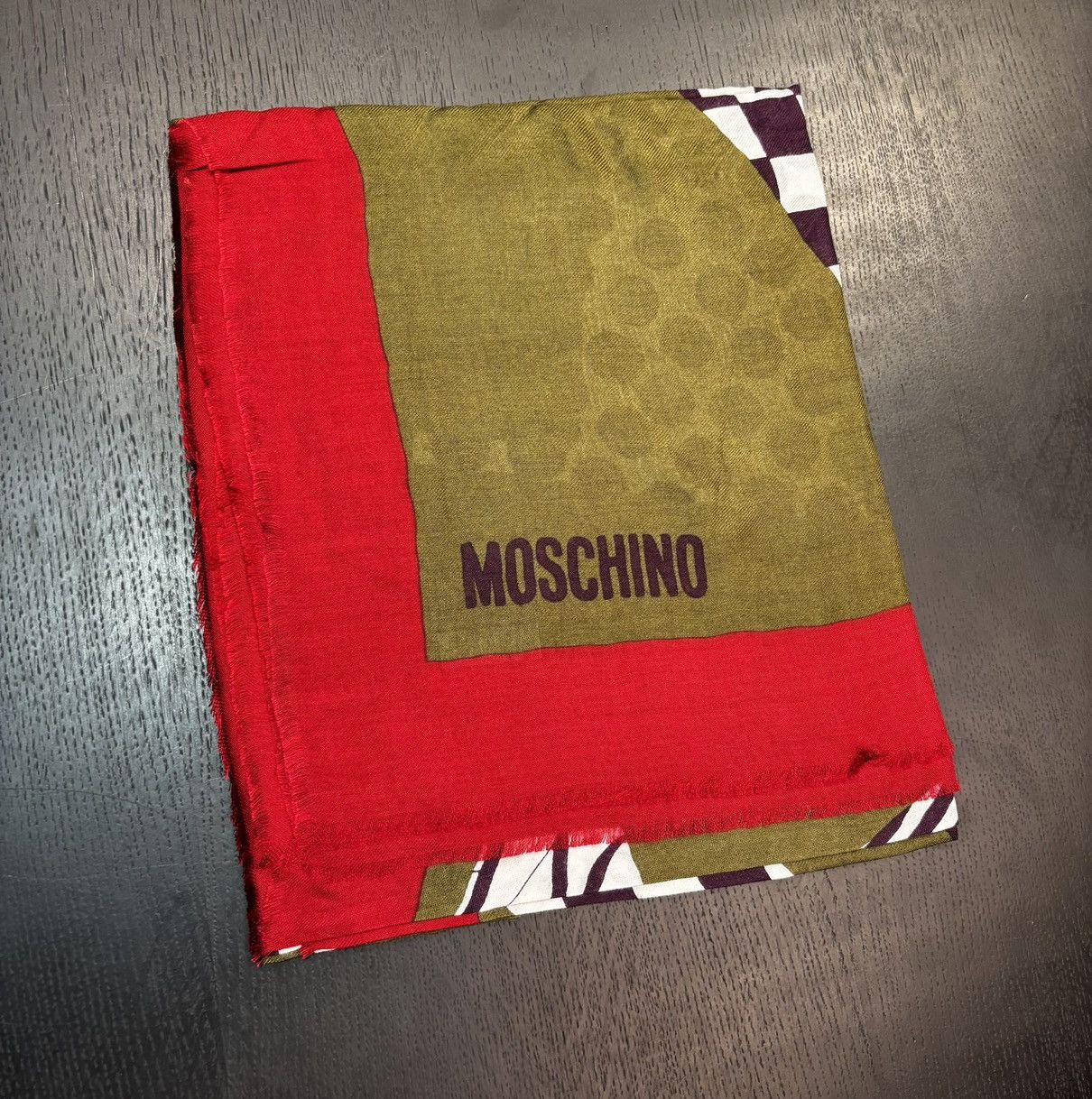 Moschino Moschino Wool Scarf Vintage 90’s Made in Italy Size ONE SIZE - 2 Thumbnail