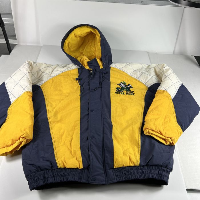 Vintage VTG 90s Starter Notre Dame Fightin Irish Jacket Puffer | Grailed