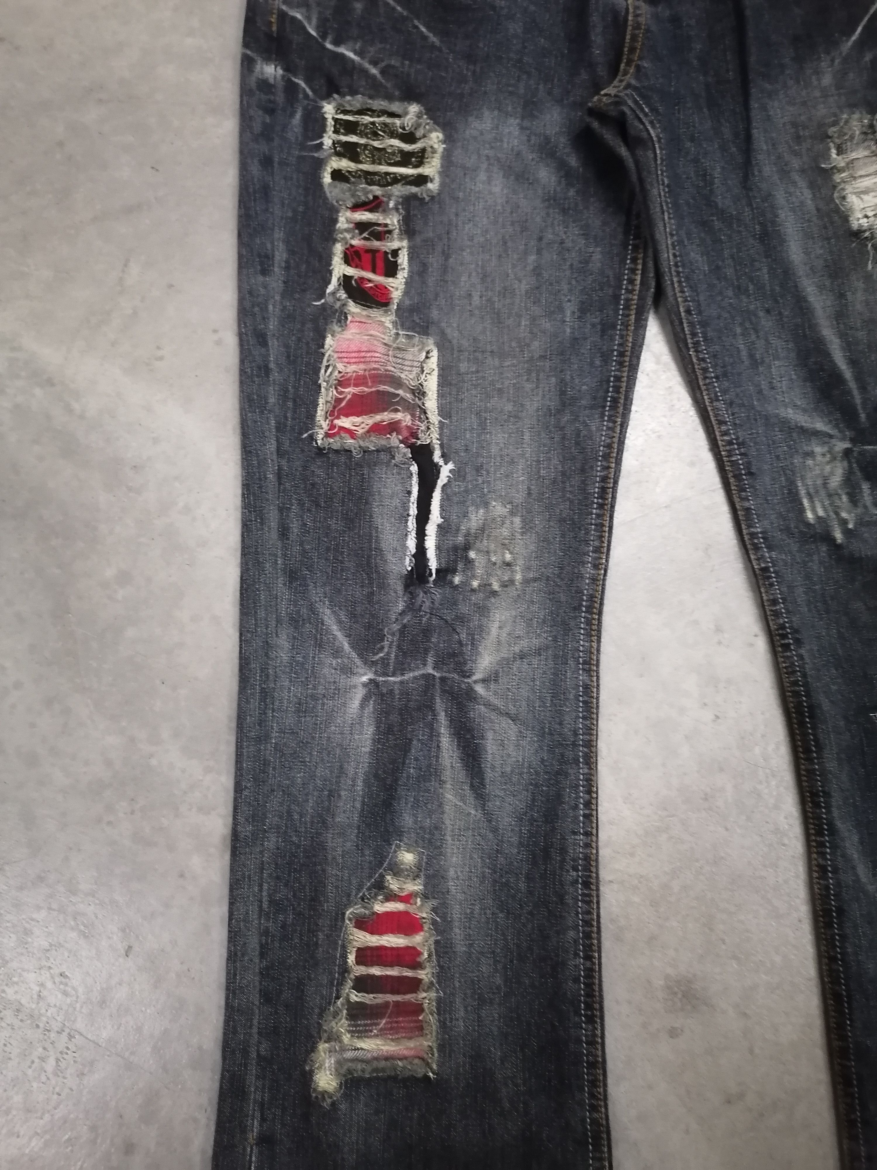 14th Addiction × If Six Was Nine × In The Attic In The Attic Homme Distressed Denim Pants Size US 31 - 5 Thumbnail