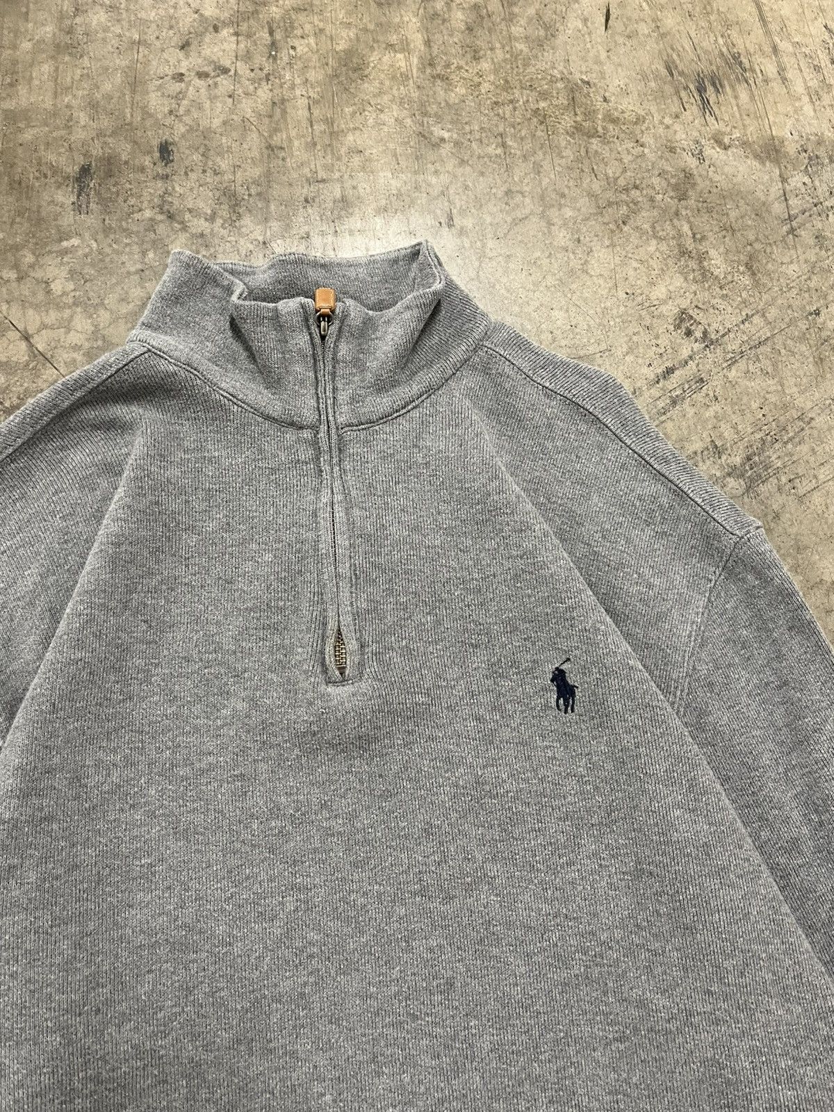 Polo Ralph Lauren × Vintage Polo Ralph Lauren vintage 1/4 zip sweatshirt preppy hype Size US L / EU 52-54 / 3 - 6 Thumbnail