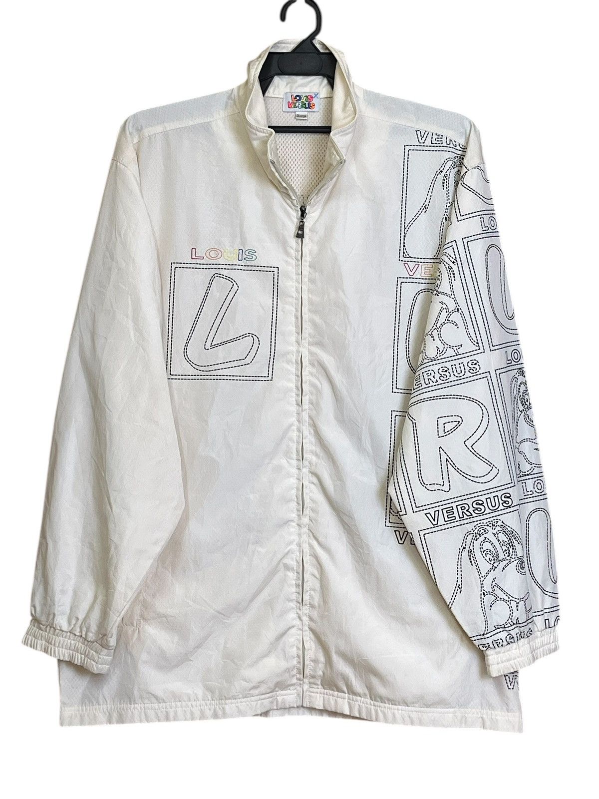 Japanese Brand GRAIL🔥VINTAGE LOUIS VERSUS LIGHT JACKET Size US XXL / EU 58 / 5 - 2 Thumbnail