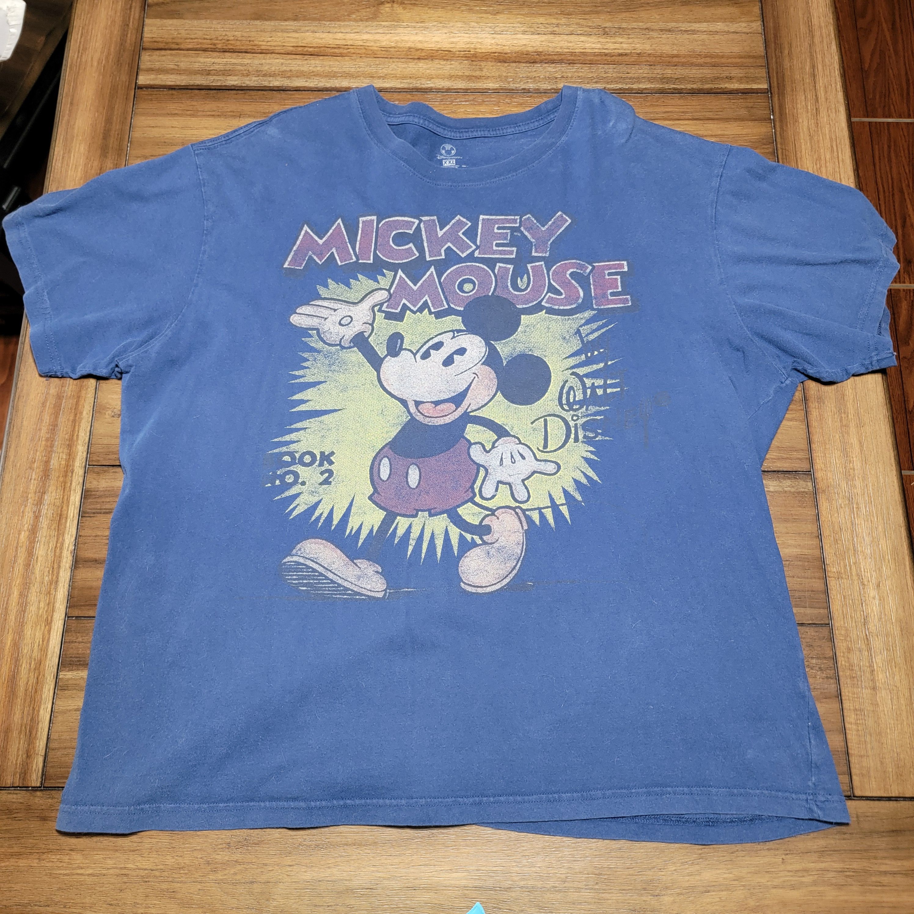 Disney Disney Store SS Navy Tee "Mickey Mouse Book 2" - Size XXL Size US XXL / EU 58 / 5 - 1 Thumbnail