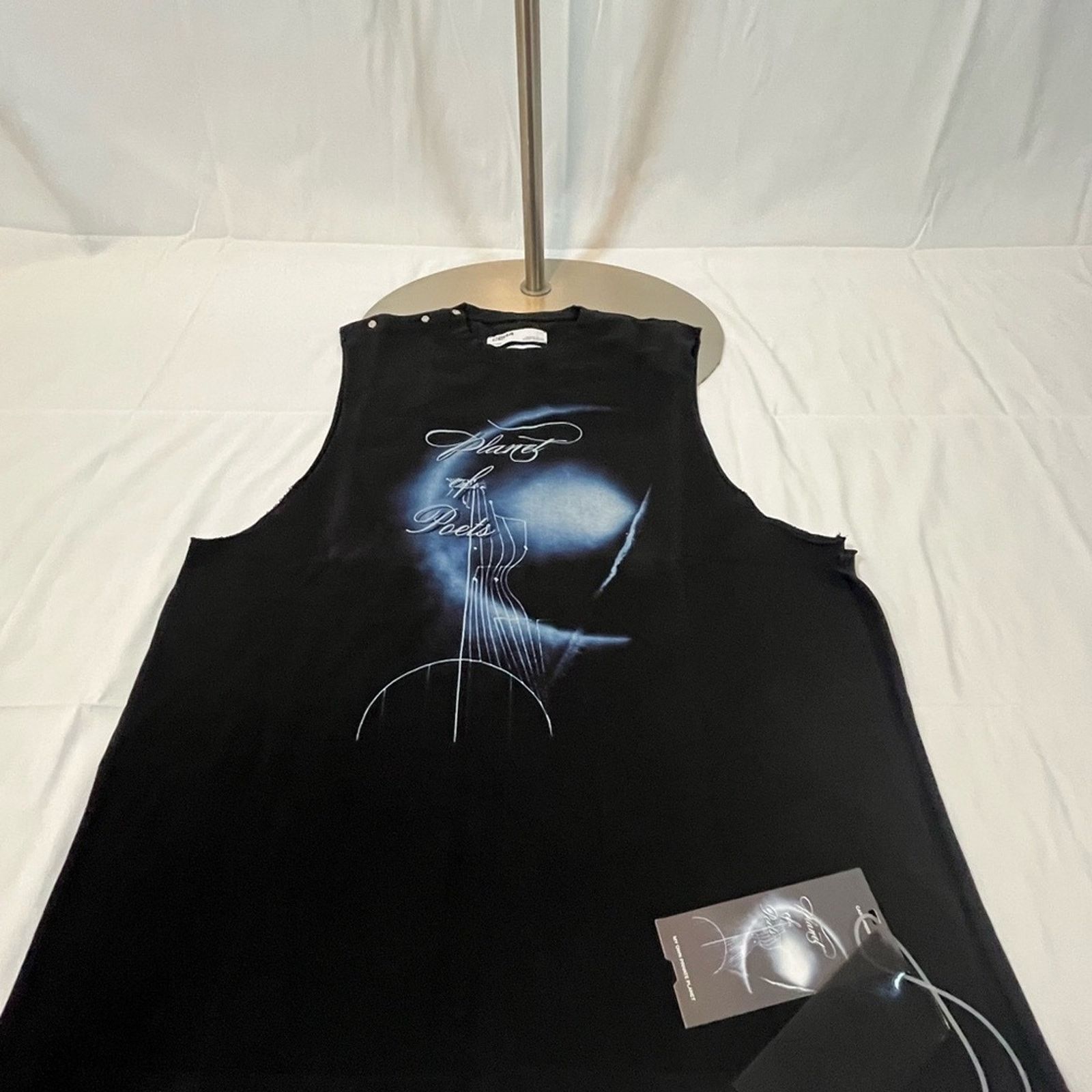 C2H4 Men’s C2H4 Black Cut Off Tee Vest Planet of Poets Size US XL / EU 56 / 4 - 3 Thumbnail