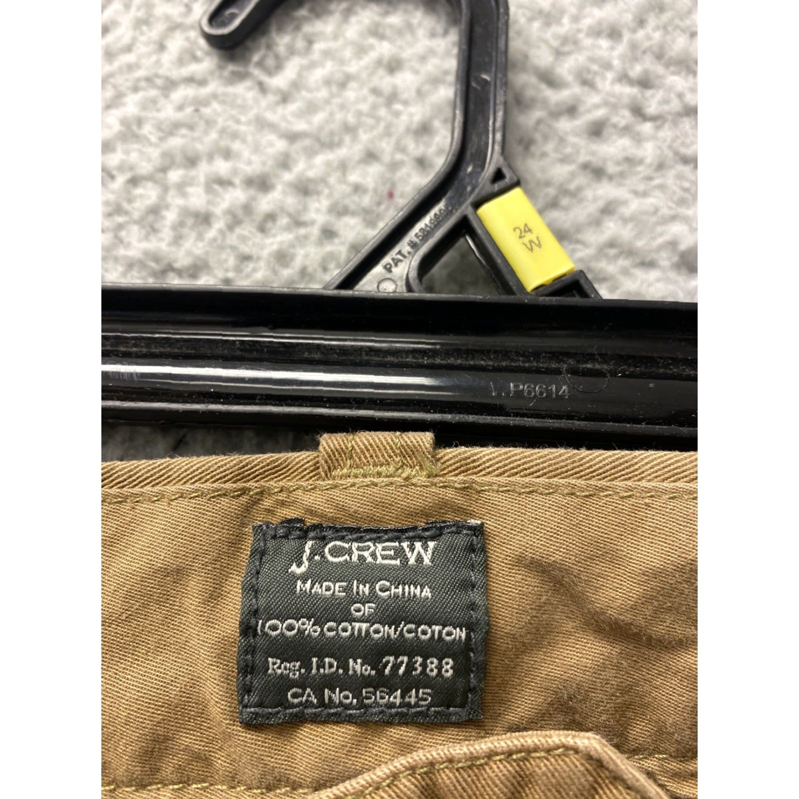 Vintage J Crew Men's Casual Pants 29x32 Cotton Flat Front Chino Cinnamon Brown Regular Fit Size US 29 - 3 Thumbnail