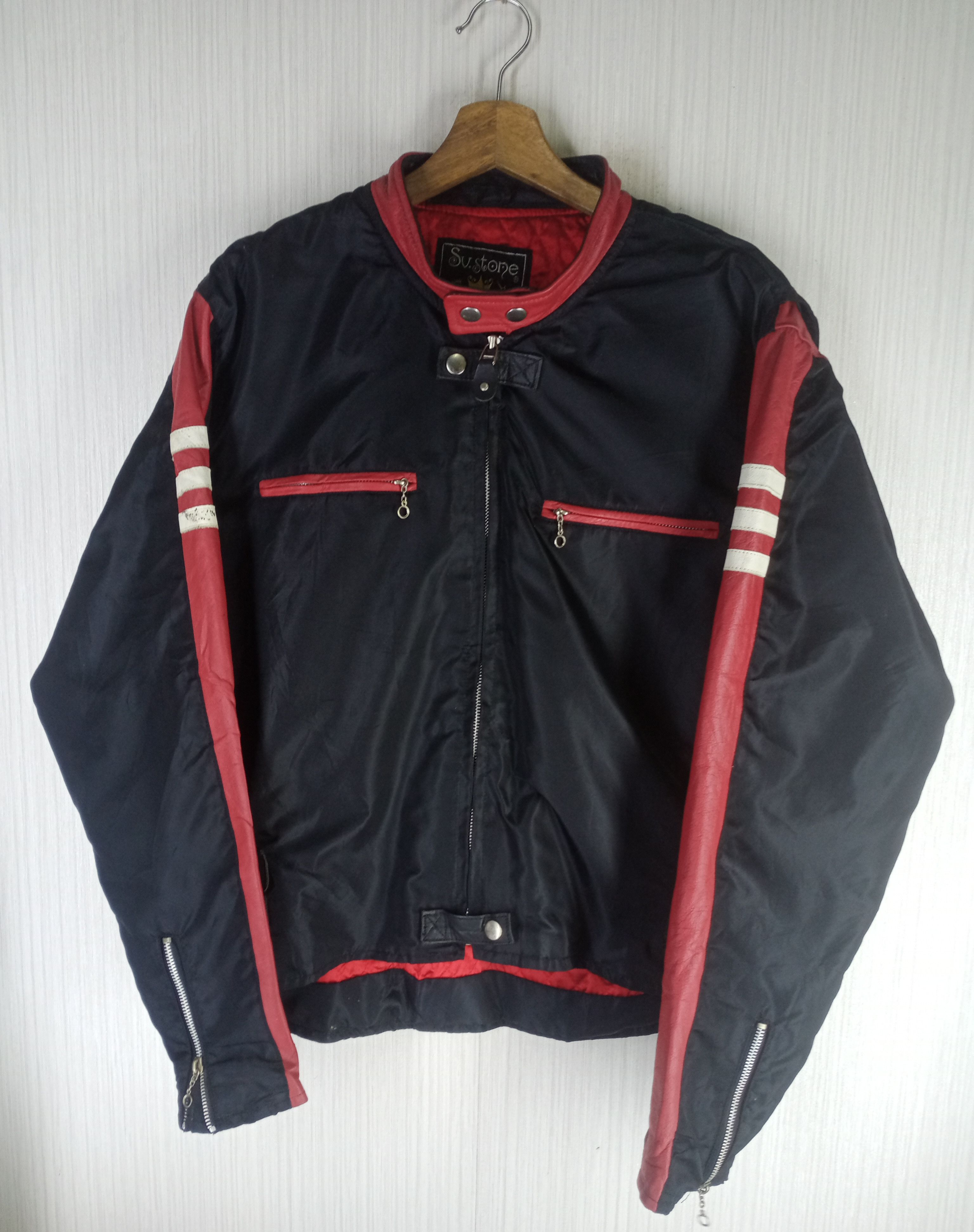 The Silver Stone Rare Vintage 90s Silver Stone Genuine Leather Riding Jacket Size US M / EU 48-50 / 2 - 1 Thumbnail