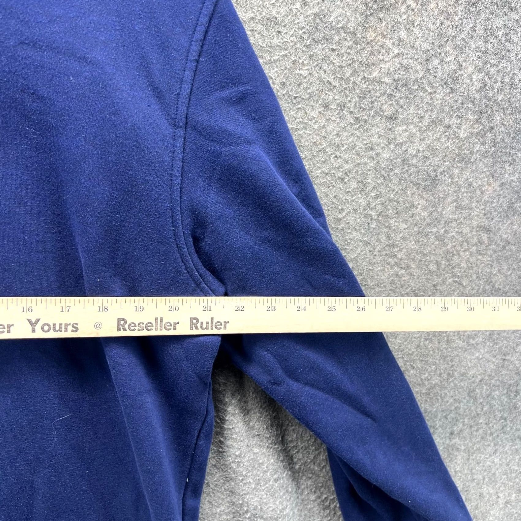 Izod IZOD Pullover Mens Large Blue Quarter Zip Fleece Jacket Advantage Performance Sweatshirt Size US L / EU 52-54 / 3 - 3 Thumbnail