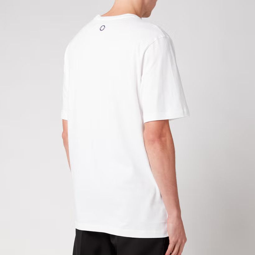 OAMC o1mle1124 Borealis Short Sleeve T-Shirt in White/Blue Size US S / EU 44-46 / 1 - 2 Thumbnail