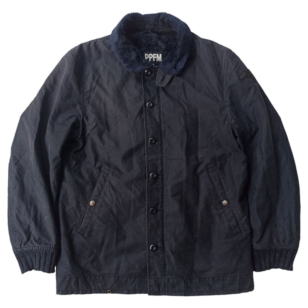 Vintage Y2K PPFM N1 Navy Deck Jacket