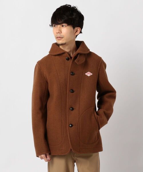 Danton × Japanese Brand 🔥 DANTON JAPAN MEN'S WOOL BUTTON JACKET Size US M / EU 48-50 / 2 - 18 Thumbnail