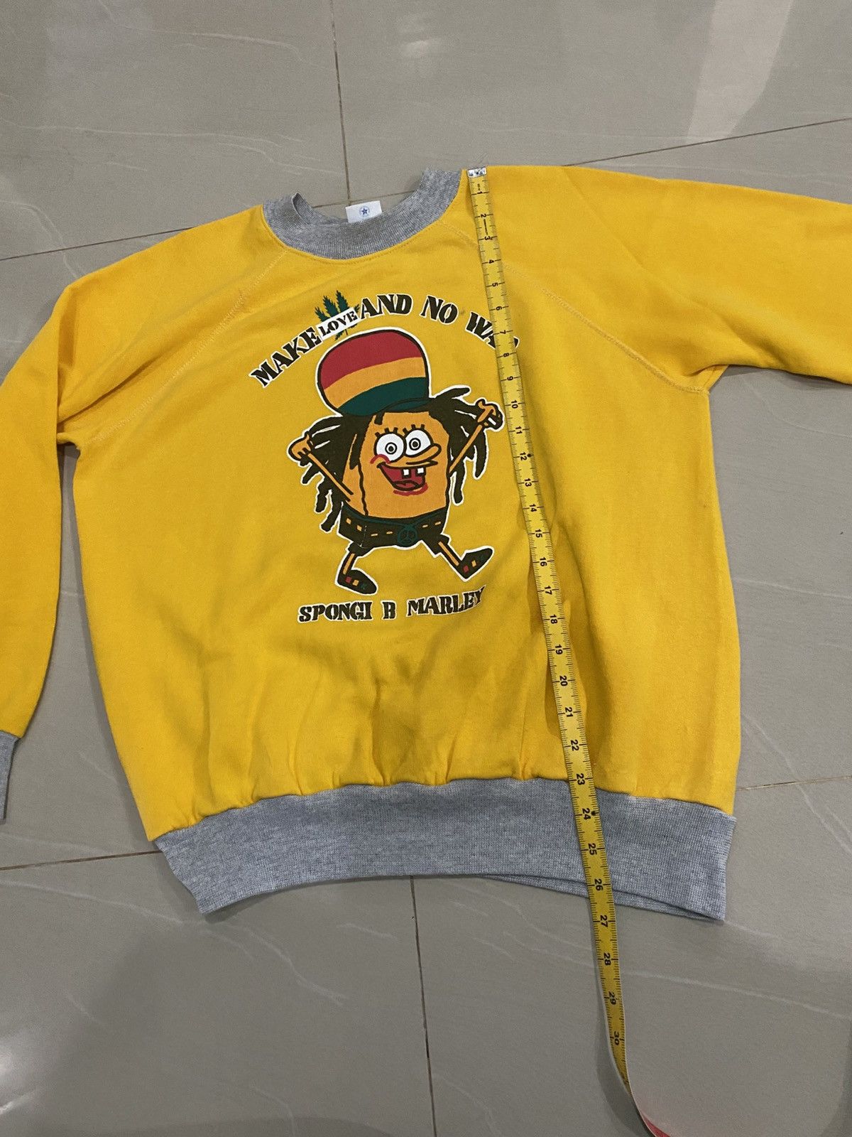 Bob Marley Vintage 70s Bob Marley Spongebob Squarepants Size US L / EU 52-54 / 3 - 7 Thumbnail